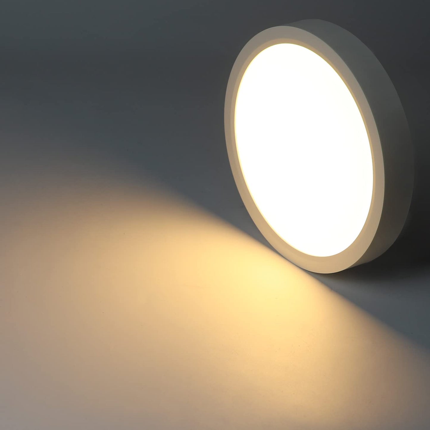 ZMH Deckenlampe LED Deckenleuchte Flach - Flurlampe 8W Badlampe Rund Flur Deckenbeleuchtung Warmewei? Schlafzimmerlampe Klein Badezimmerlampe IP44 K¨¹chenlampe ?17cm f¨¹r Schlafzimmer Badezimmer K¨¹che