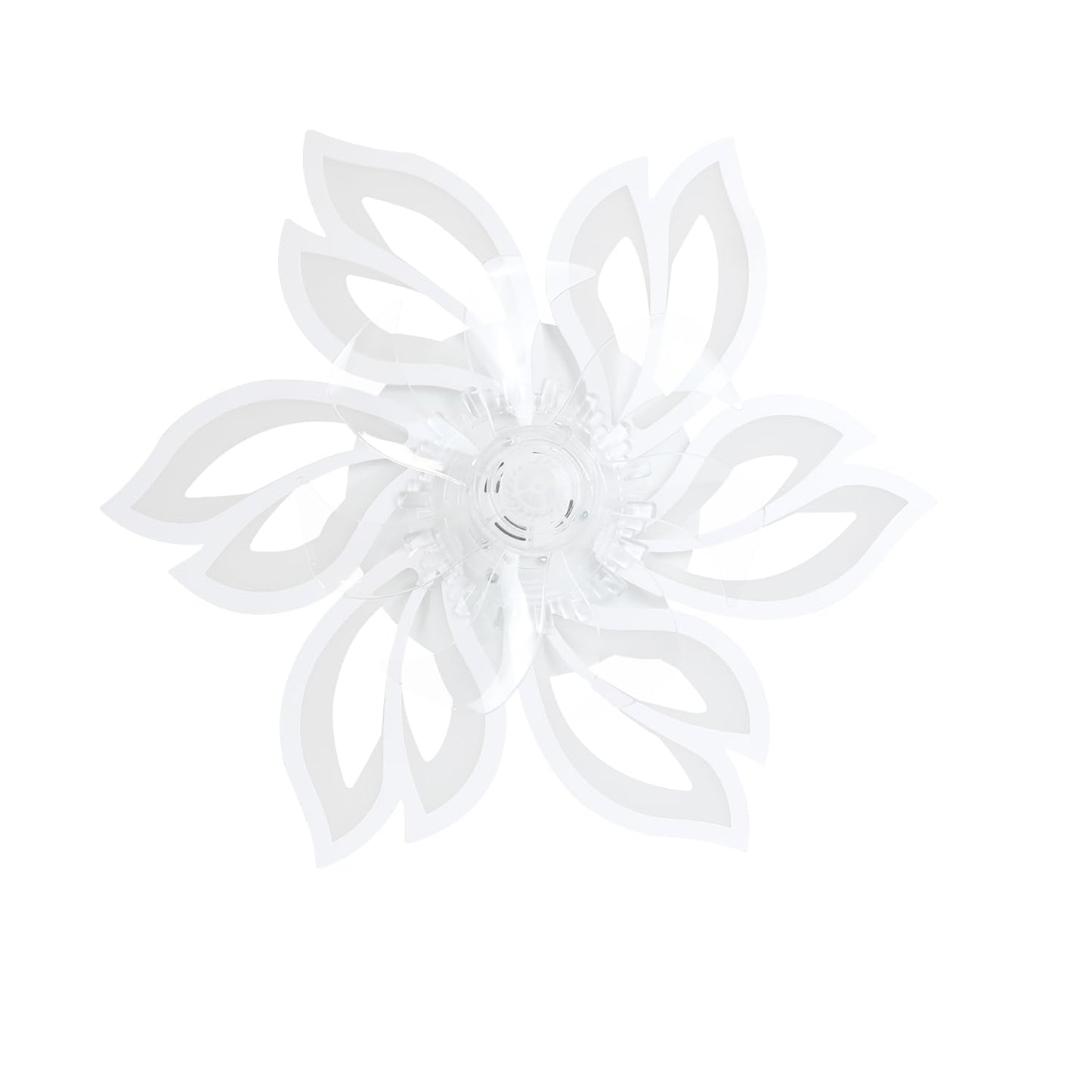 ZMH Deckenventilator Mit Beleuchtung und Fernbedienung Leise - LED Deckenlampe Dimmbar Ventilator Timing Deckenleuchte Kreativer 6 Lichter Design Wohnzimmer Fan Sommer-/Winter f¨¹r Schlafzimmer