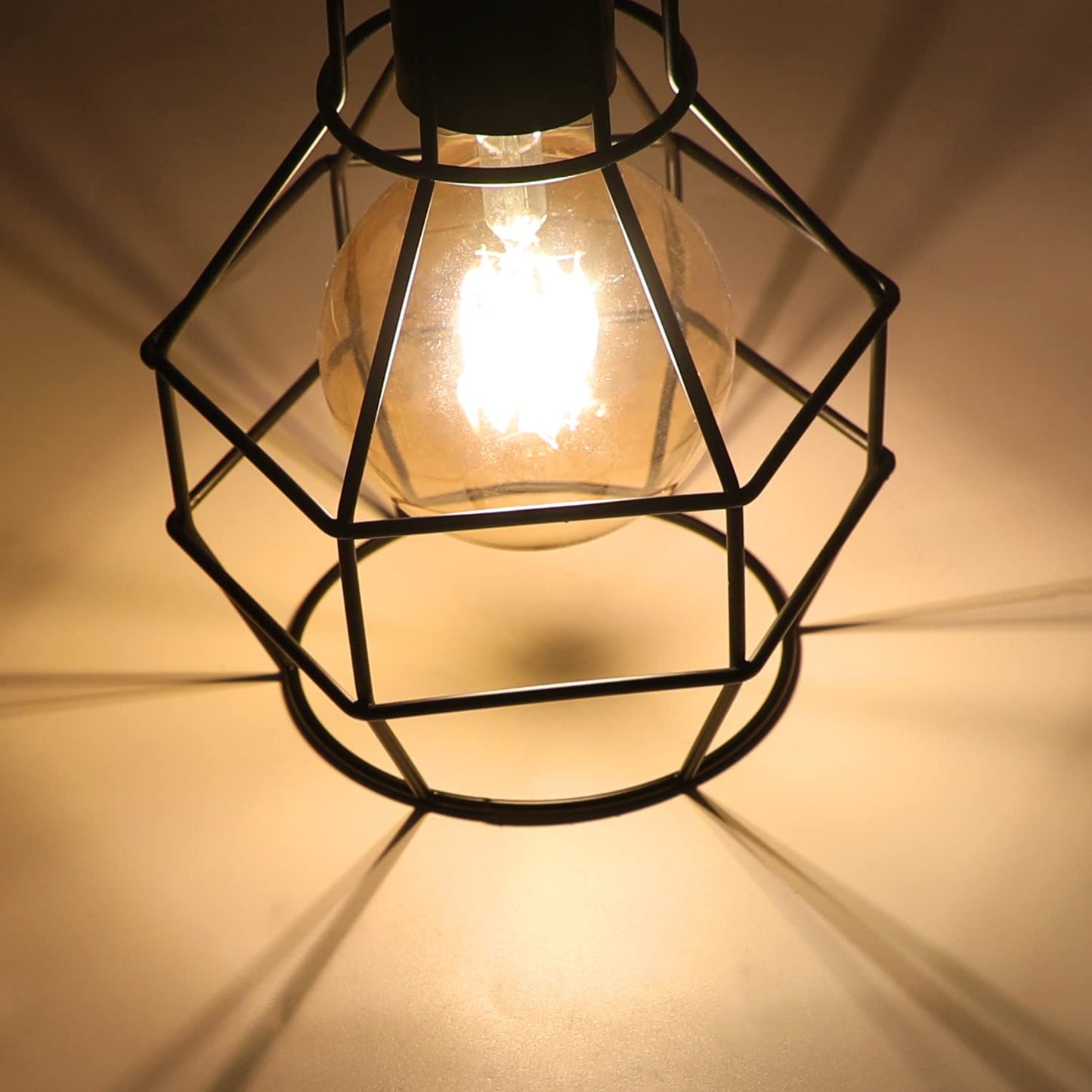 ZMH Deckenlampe 2ER Vintage Deckenleuchte Flur: E27 Schwarz Flurlampe Retro Metall Treppenhauslampe Klein Industrial Verstellbar Spot f¨¹r Gang Schlafzimmer Treppenhaus K¨¹che Wohnzimmer