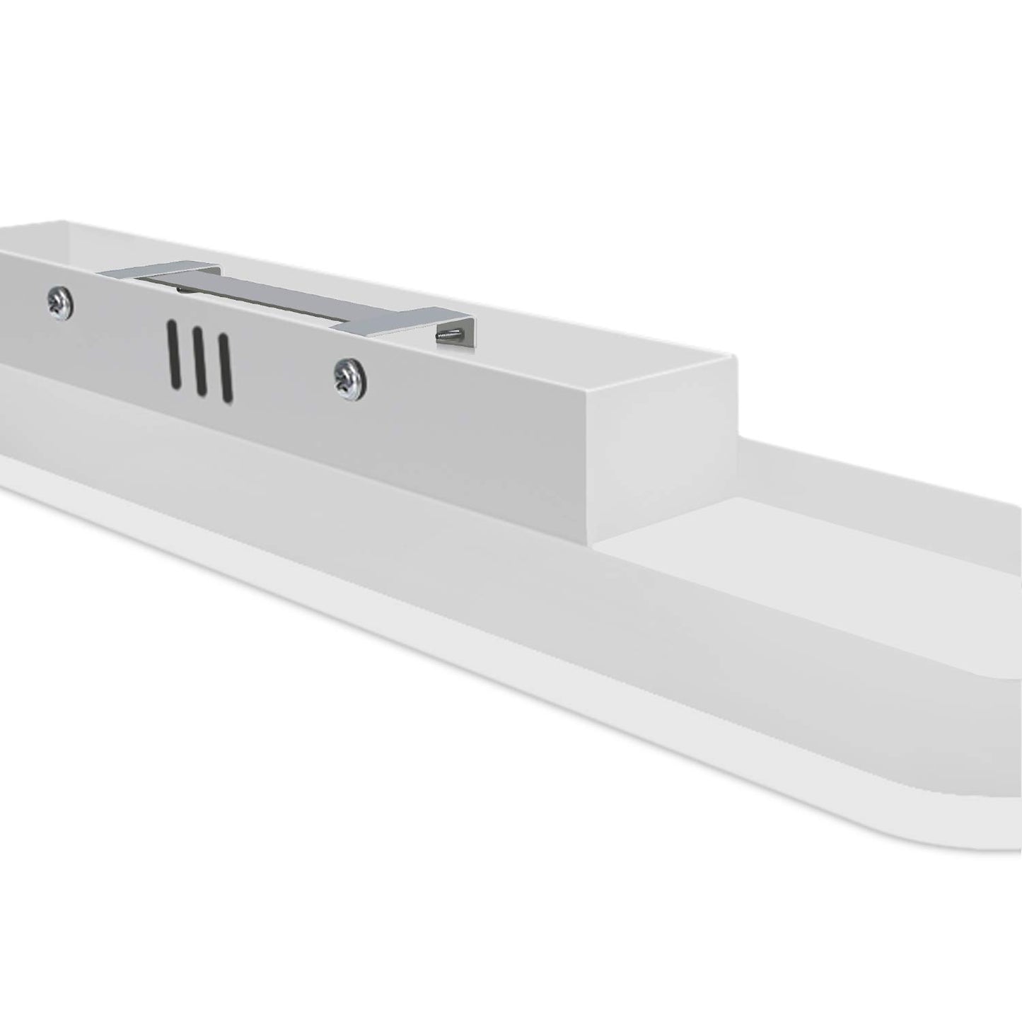 ZMH LED Deckenleuchte Deckenlampe Panel - Wohnzimmerlampe Dimmbar 60CM B¨¹rolampe Modern mit Fernbedienung Schlafzimmerlampe Flach K¨¹chenlampe Acryl Wei? Lang f¨¹r Flur Wohnzimmer Schlafzimmer B¨¹ro