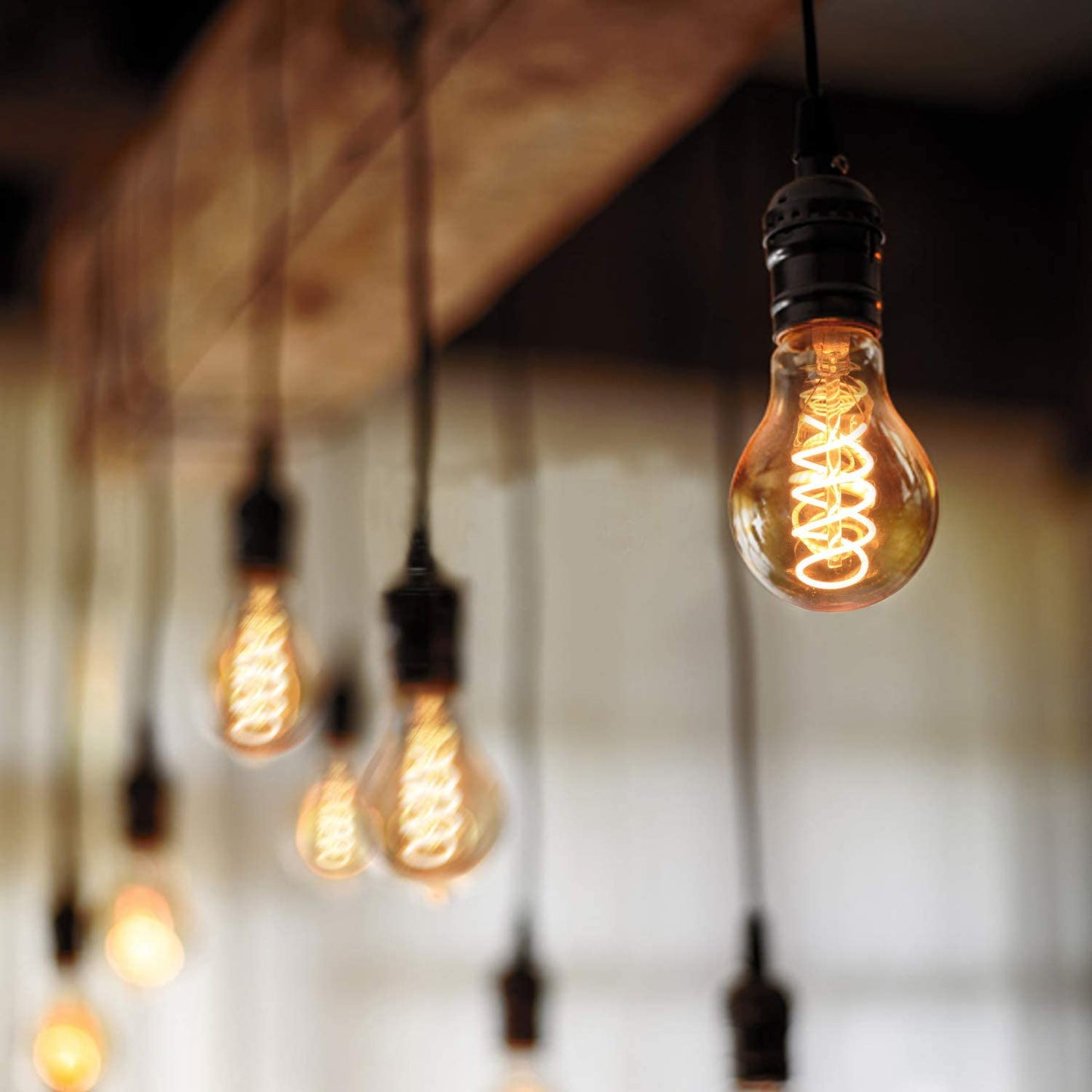 ZMH 1er pack LED Gl¨¹hbirne E27 Vintage Lampe - A60 Warmwei? Filament Leuchtmittel 2200K Edison Retro Gl¨¹hlampe 4W Dekorative Birne Antike Energiesparlampe Beleuchtung f¨¹r Restaurant Haus Caf¨¦