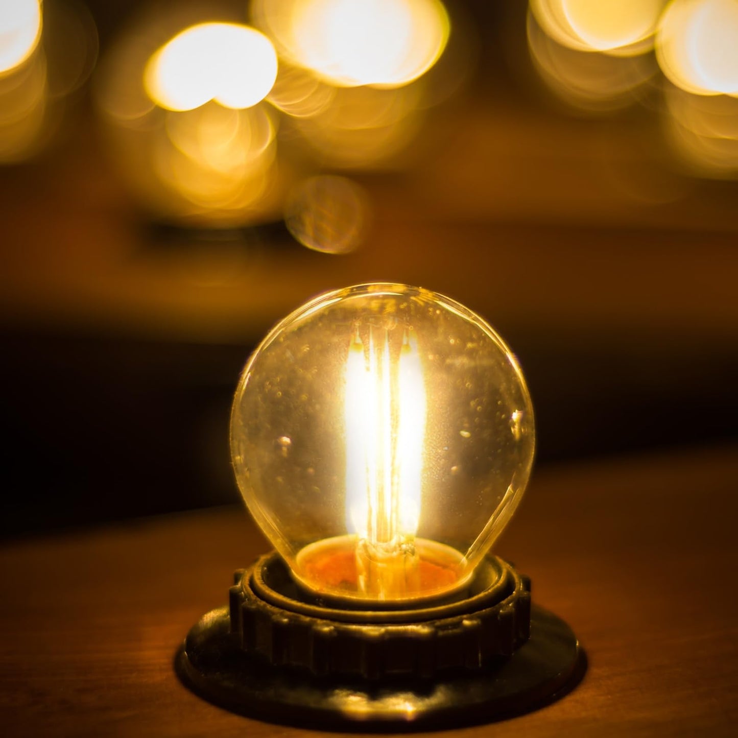 ZMH LED Gl¨¹hbirne E27 Lampe: 6 st¨¹ck Vintage Edison Gl¨¹hlampe Warmwei? Retro Birne G45 2700K Bulbs 4W Filament Leuchtmittel Hochwertiges Glas Energiesparlampe f¨¹r Hotel Caf¨¦ Haus Bar