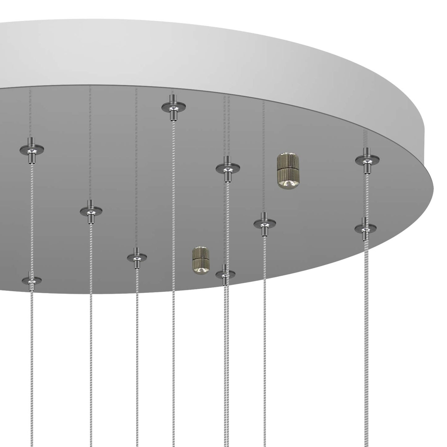 ZMH Pendelleuchte esstisch Pendellampe Modern - Treppenhaus H?heverstellbar H?ngeleuchte Kronleuchter 15-Flammig aus Glas K¨¹chen Flurlampe f¨¹r Wohzimmer (Bernstein, 15-flammig)