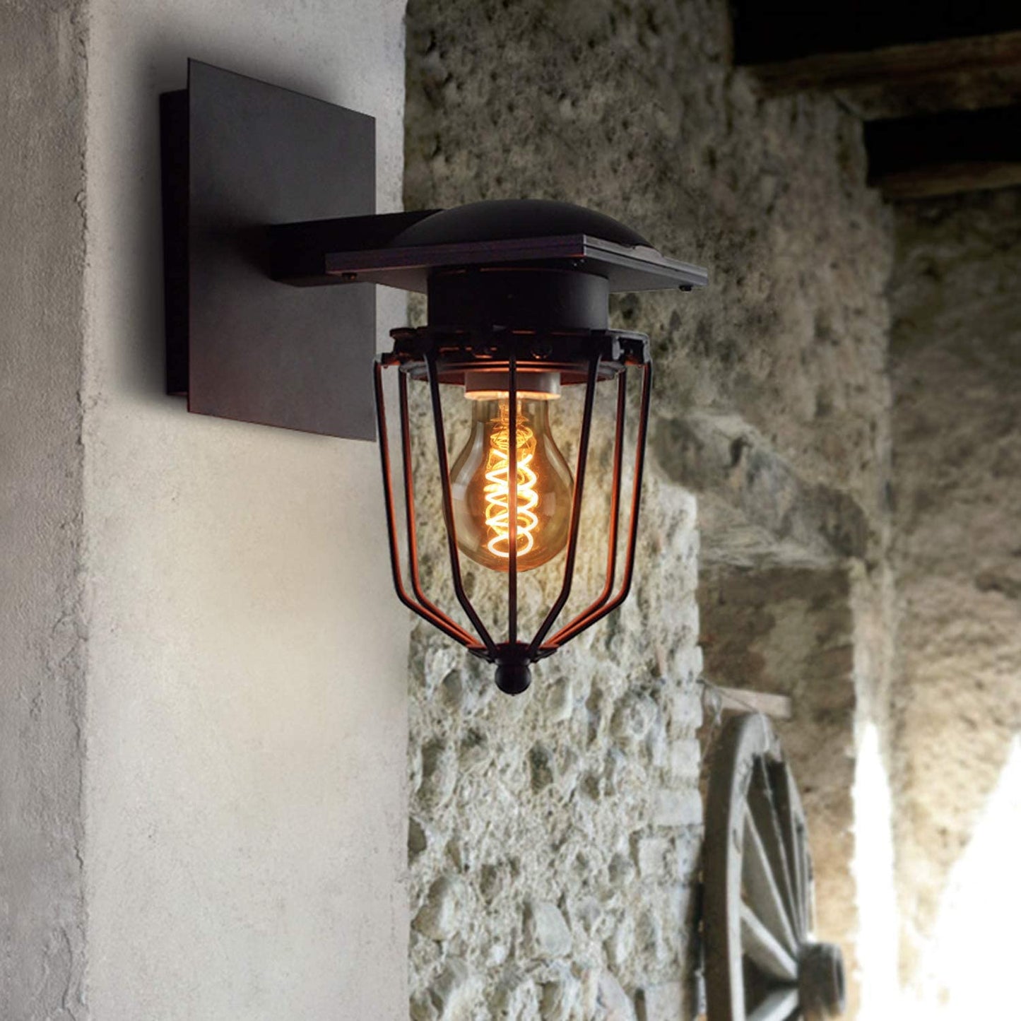ZMH 1er pack LED Gl¨¹hbirne E27 Vintage Lampe - A60 Warmwei? Filament Leuchtmittel 2200K Edison Retro Gl¨¹hlampe 4W Dekorative Birne Antike Energiesparlampe Beleuchtung f¨¹r Restaurant Haus Caf¨¦