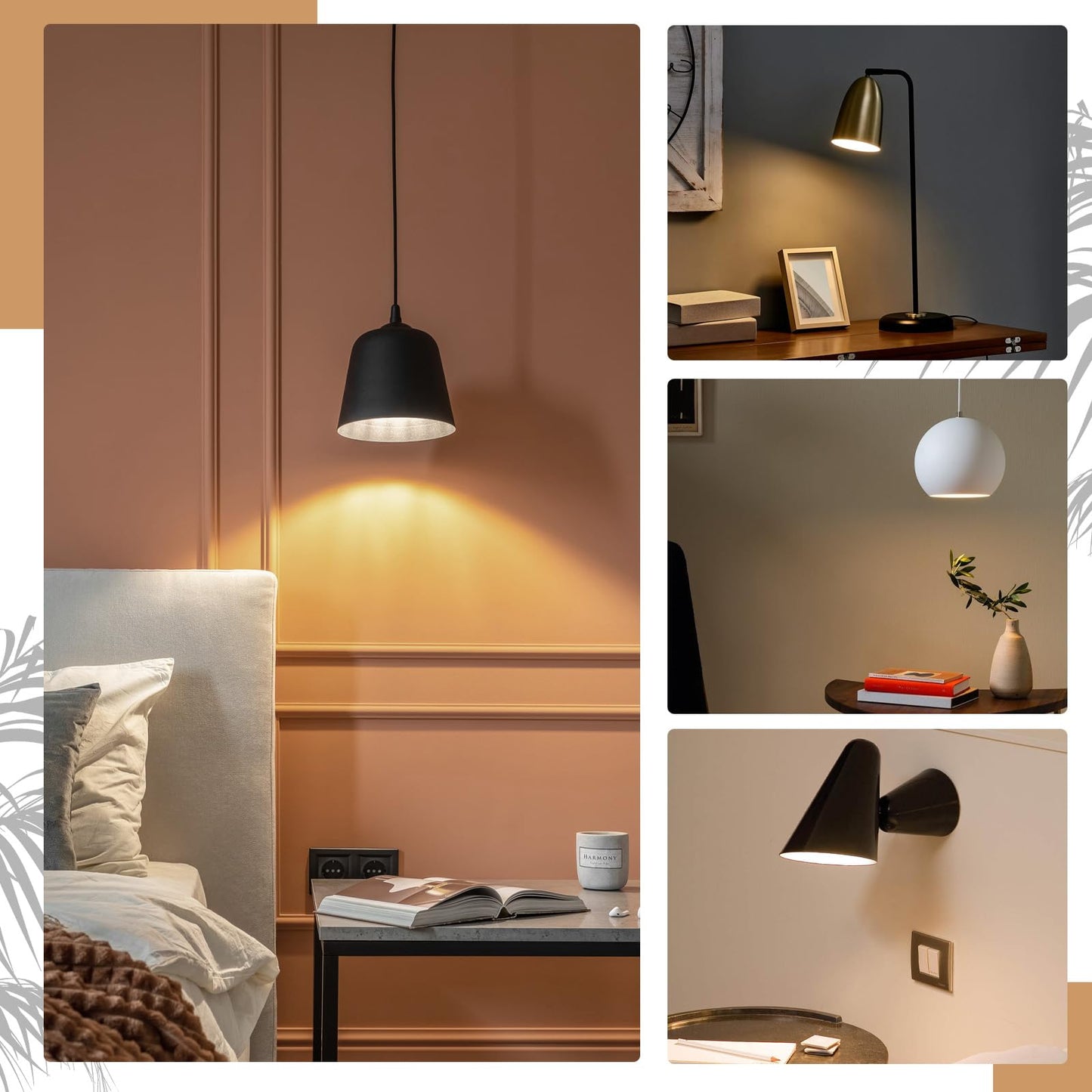 ZMH 6er LED Gl¨¹hbirne Lampe: E14 Vintage Edison Gl¨¹hlampe Warmwei? Filament Leuchtmittel G45 2700K Bulbs 4W Retro Birne Hochwertiges Glas Energiesparlampe f¨¹r Hotel Caf¨¦ Haus Bar