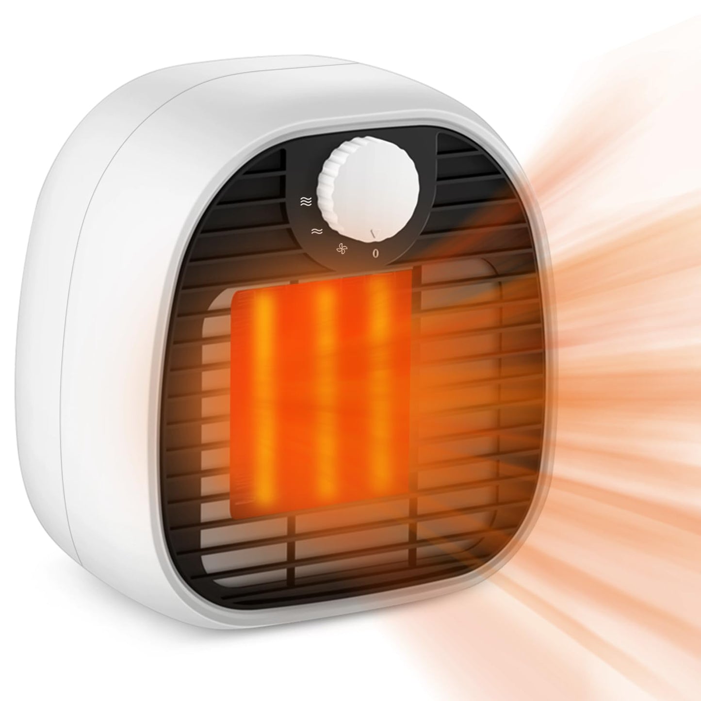 ZMH Heizl¨¹fter Energiesparend Heizstrahler Keramik - 1000W 3 Modi Elektroheizung Klein Heizger?t Leise Mini mobiler Heizofen Wei? Steckdose f¨¹r Wohnzimmer Schlafzimmer B¨¹ro