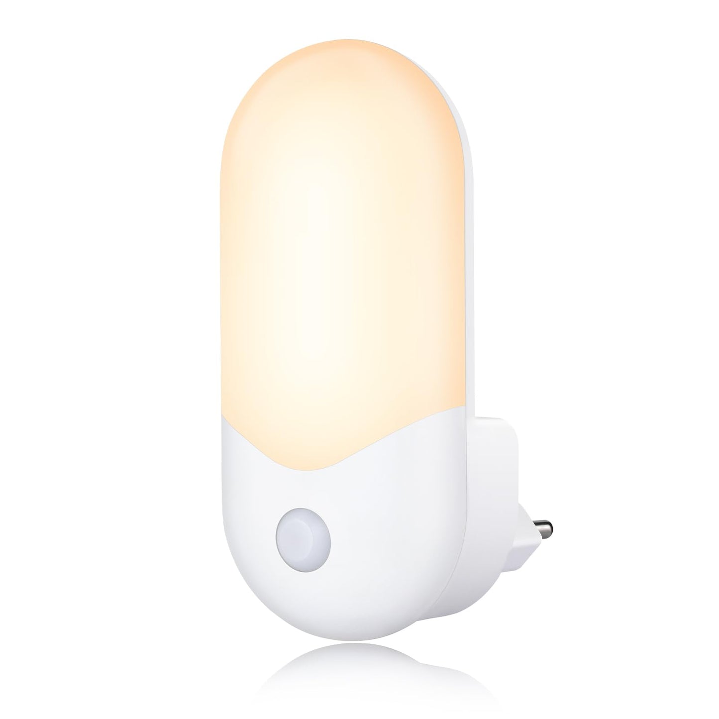 ZMH Nachtlicht Steckdose Steckdosenlampe Kinder - LED Steckdosenlicht WarmWei? 1W Orientierungslicht Kinderzimmer Nachtlampe mit D?mmerungssensor f¨¹r Baby Flur Treppenhaus Schlafzimmer K¨¹che