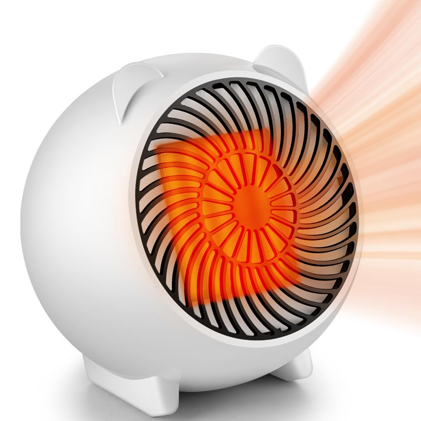 ZMH Heizl¨¹fter Energiesparend Heizstrahler Keramik - 1000W 3 Modi Elektroheizung Klein Heizger?t Leise Mini mobiler Heizofen Wei? Steckdose f¨¹r Wohnzimmer Schlafzimmer B¨¹ro