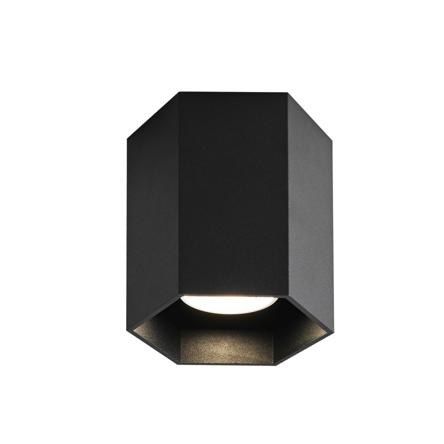 ZMH Deckenspots Aufbauspot Schwarz Aufbaustrahler - Spots Deckenleuchte Aufputz mit GU10 Fassung Deckenstrahler klein Deckenlampe Aufbau Max.40W Aufbauleuchte f¨¹r Flur Wohnzimmer