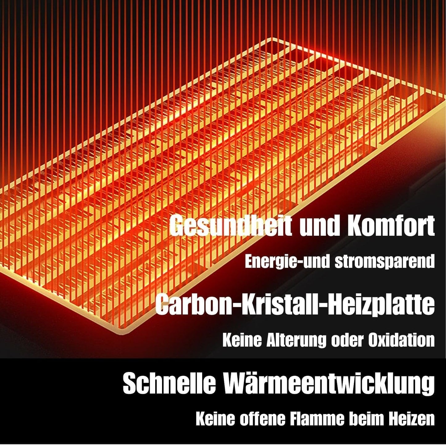 ZMH Infrarotheizung mit Thermostat Infrarot Wandheizung - 450W Elektroheizung mit Fernbedienung Elektrisch Heizung Energiesparend Standger?t Elektroheizk?rper Wandmontage Heizger?t