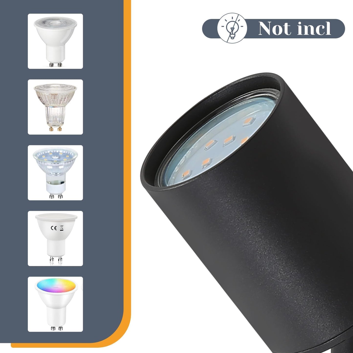 ZMH LED Deckenleuchte 4 Flammig: GU10 Deckenstrahler Schwarz Deckenlampe Spots 330¡ãSchwenkbar Deckenspots Industrial Wandstrahler Modern Flurlampe f¨¹r Wohnzimmer Schlafzimmer K¨¹che Ohne Leuchtmittel