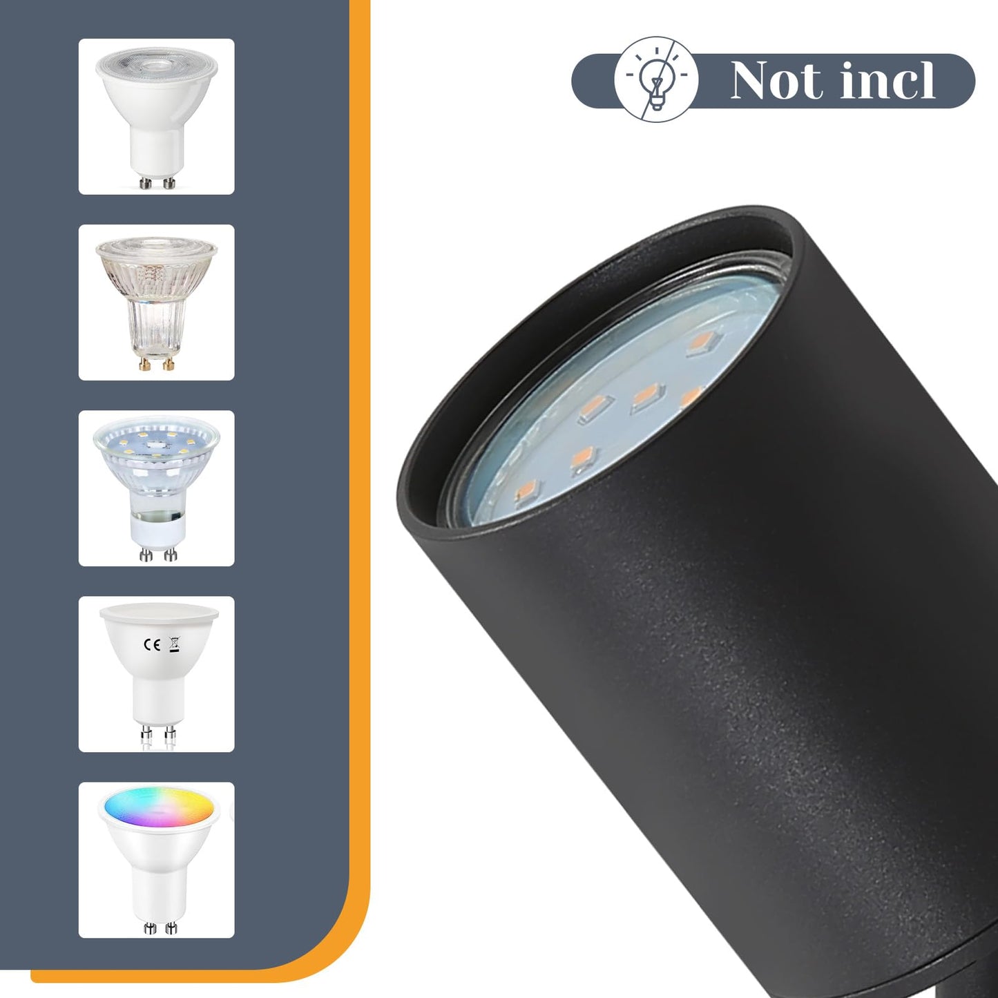 ZMH LED Deckenleuchte Schwarz Deckenstrahler: GU10 Deckenlampe Spots 5 Flammig 330¡ãSchwenkbar Deckenspots Modern Flurlampe Industrial Wandstrahler f¨¹r Wohnzimmer Schlafzimmer K¨¹che Ohne Leuchtmittel
