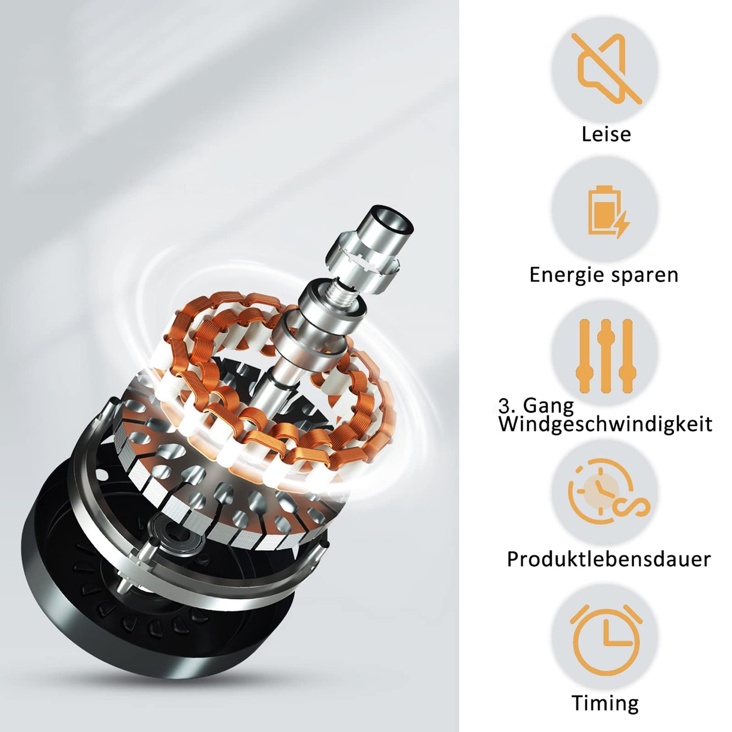 ZMH Led deckenventilator mit Beleuchtung - 39.5CM Modern Gro? Deckenlampe Fan Leise Fernbedienung Timing Wohnzimmerlampe Dimmbar Deckenleuchte Ventilator f¨¹r Schlafzimmer Wohnzimmer K¨¹che Esszimmer