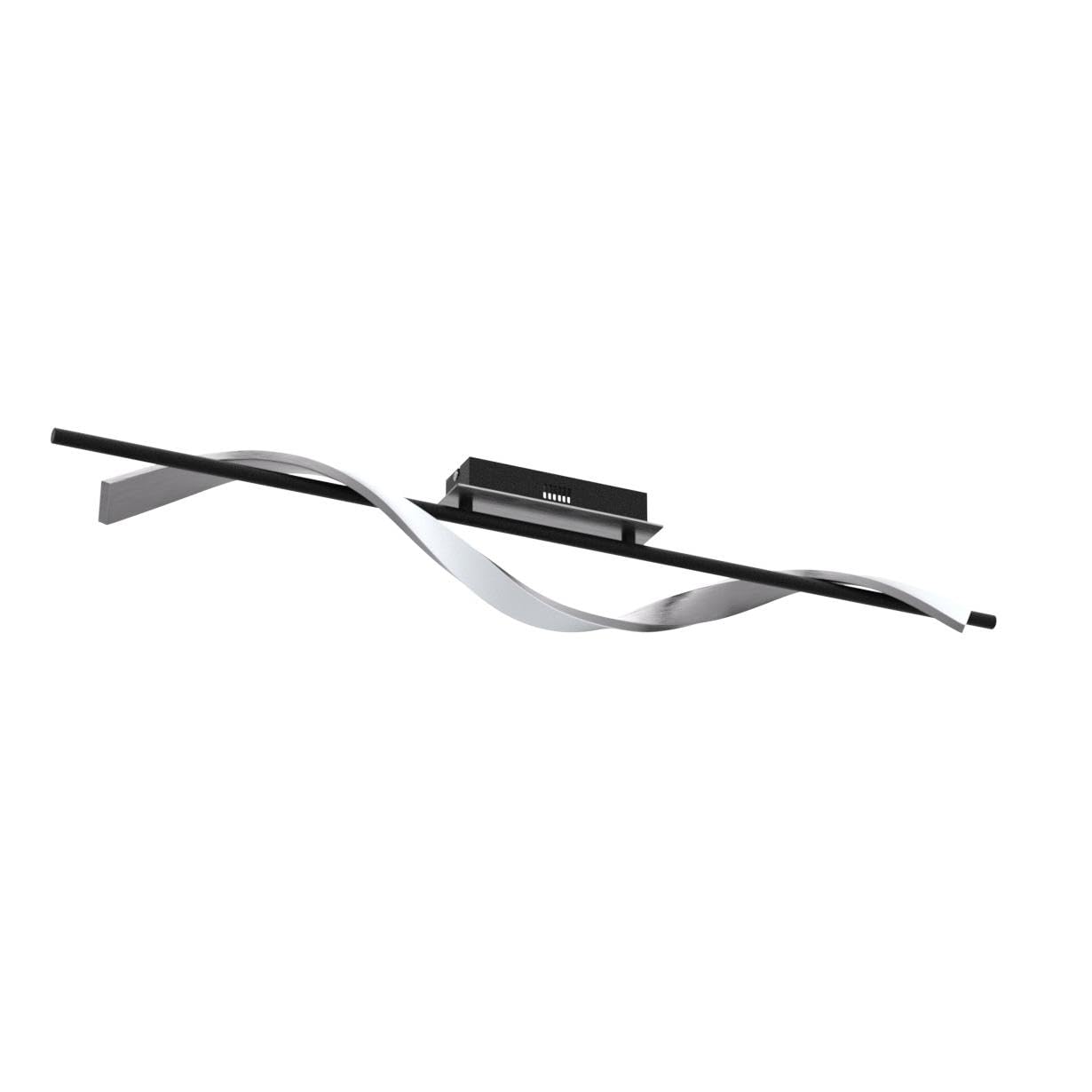 ZMH Deckenlampe LED Deckenleuchte Wohnzimmer: Modern Design Wohnzimmerlampe 100CM Lang Dimmbar mit Fernbedienung 22W Flurlampe Deckenbeleuchtung f¨¹r Schlafzimmer K¨¹che Flur B¨¹ro Arbeitszimmer