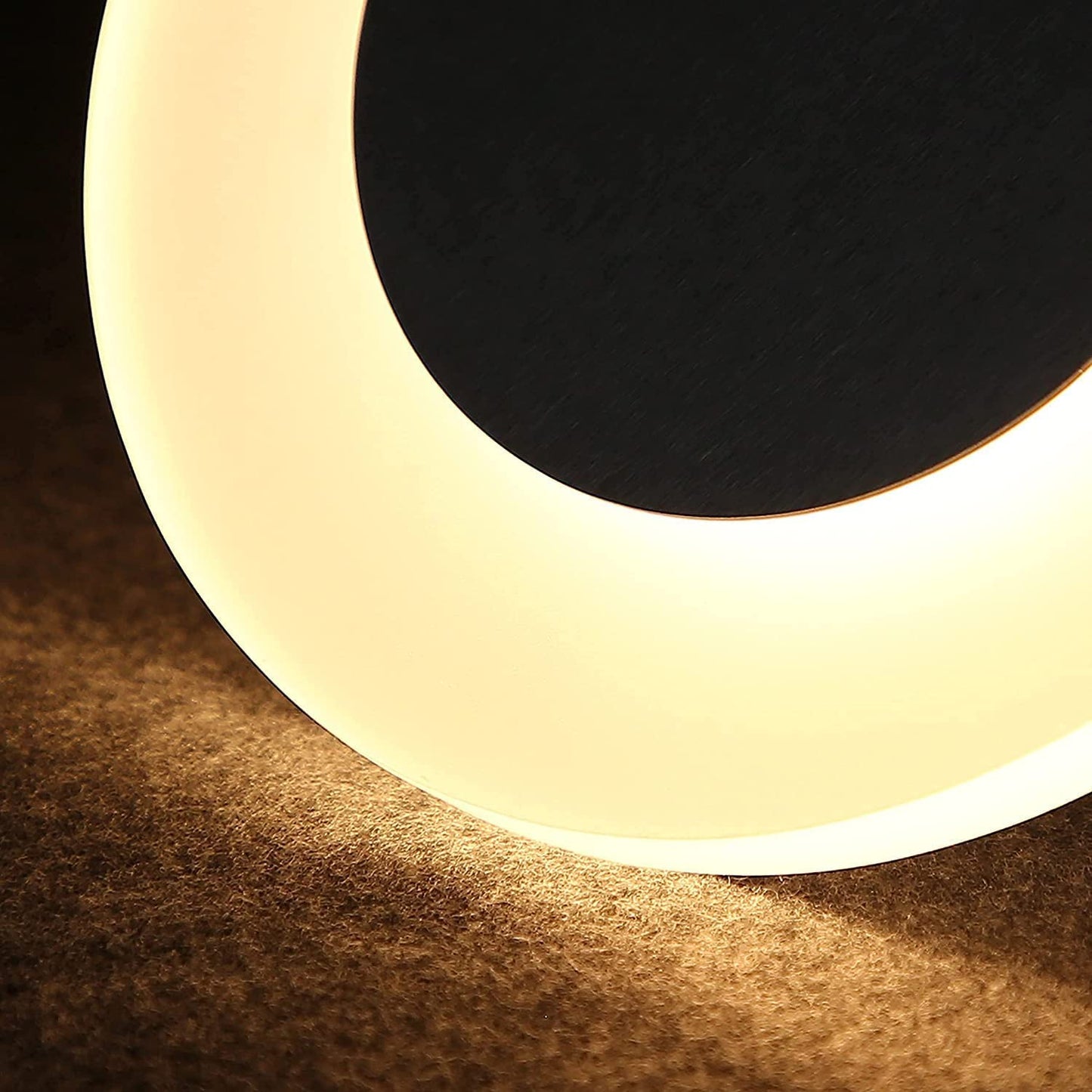ZMH 2ER LED Wandlampe innen Wandleuchte: Modern Rund Flurlampe Warmwei? Eisen & Acryl ?16cm 6.9W Wandbeleuchtung f¨¹r Flur Treppenhaus Keller Schlafzimmer Wohnzimmer Arbeitszimmer Kinderzimmer