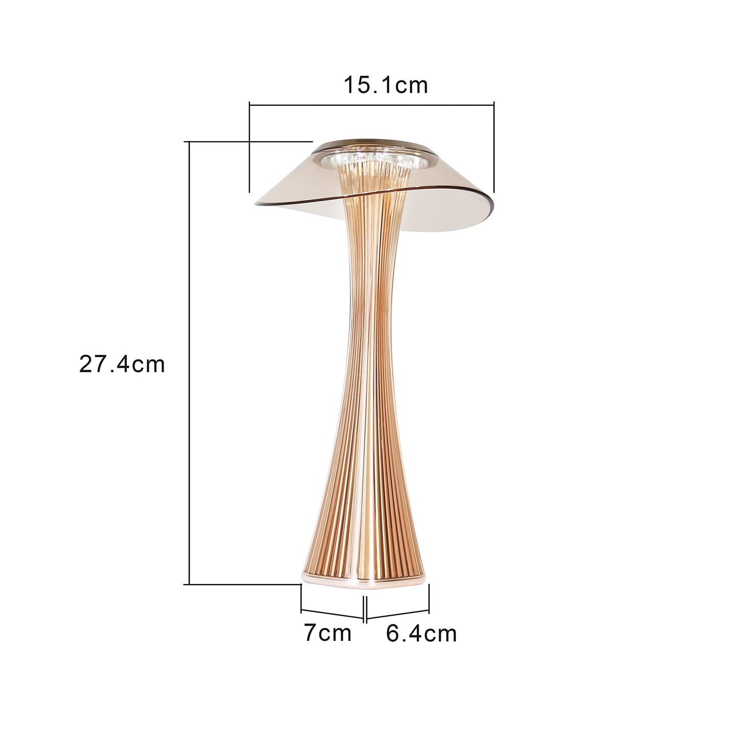 ZMH LED Tischlampe Touch Dimmbar mit Akku Nachttischlampe Innen und Aussen Beleuchtung Tagbare Tischleuchte Aufladen mit USB Schlummerlicht Stimmungslicht Leseleuchte f¨¹r Restaurant Hotel