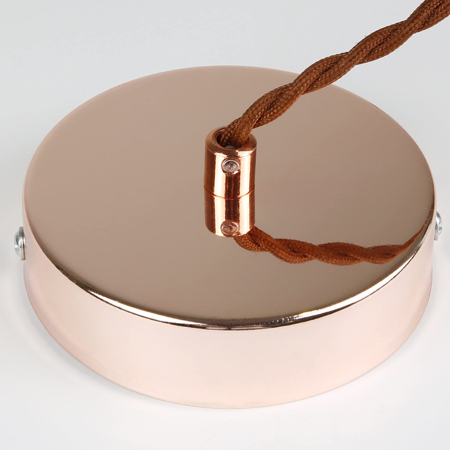 ZMH E27 H?ngefassung Vintage Lampenaufh?ngung - Modern Schnurpendel Rosa Gold H?ngefassung mit 1,3M Kabel Pendelleuchte Industrial mit Baldachin Schraubring Deckenbefestigung f¨¹r Esszimmer, Bar, Cafe