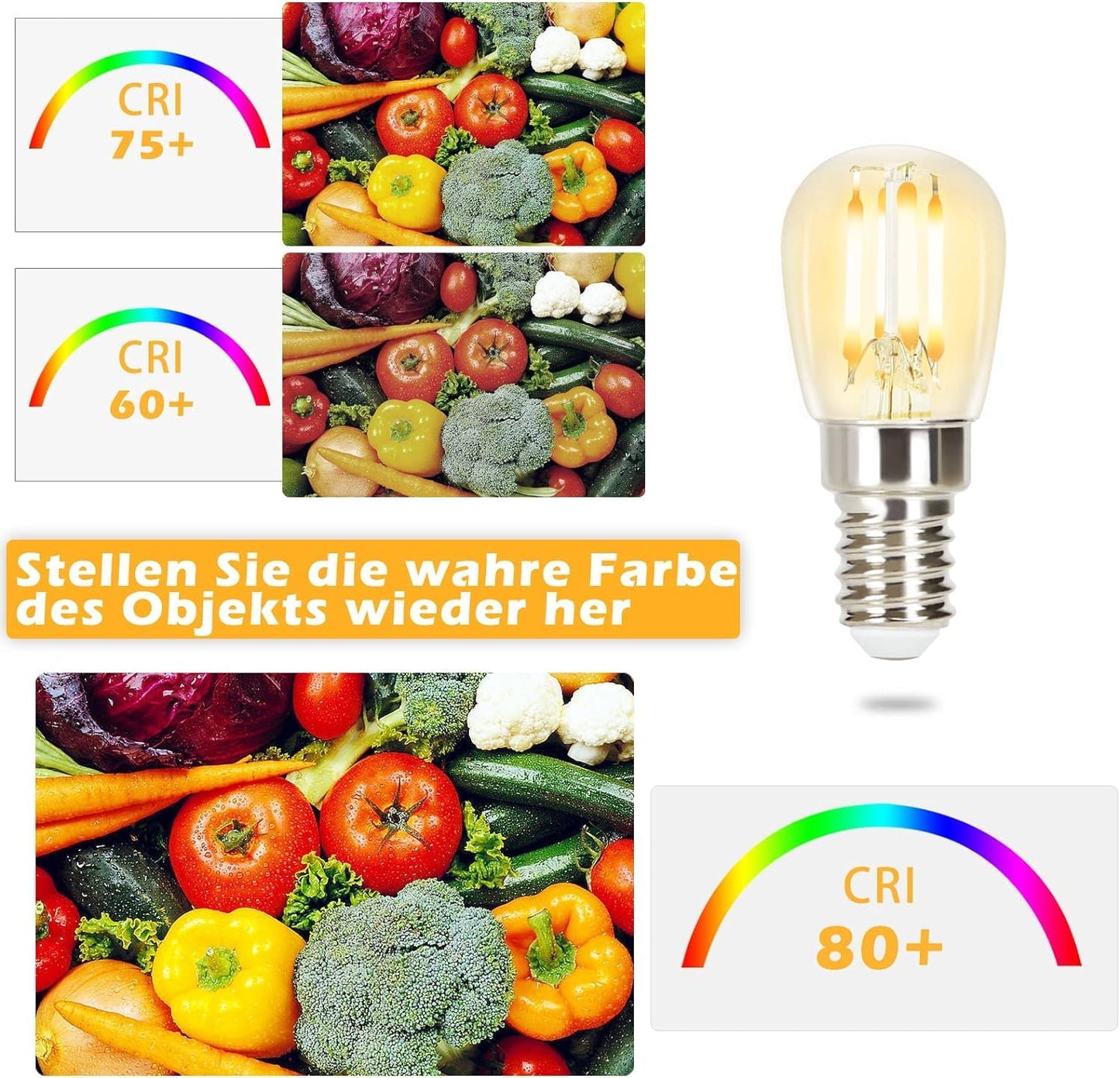 ZMH 10¡Á LED E14 Gl¨¹hbirne: ST25 Warmweiss Lampe Vintage Leuchtmittel 4W 2700K Edison Gl¨¹hlampe Retro Filament Birnen Bulb Energiesparlampe f¨¹r Haus Caf¨¦ Bar nicht Dimmbar