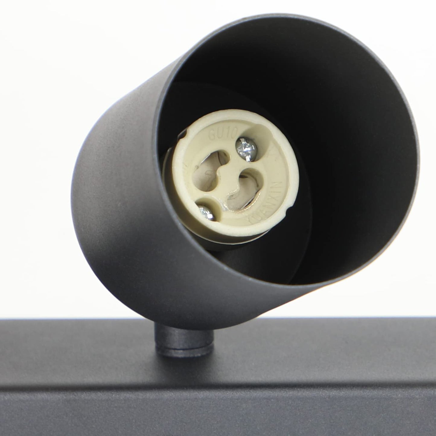 ZMH Deckenleuchte mit 4 Flammig Schwarz Deckenstrahler - Deckenlampe Wohnzimmer Modern GU10 Deckenspots Metall Schwenkbar Design Wohnzimmerlampe f¨¹r Flur Schlafzimmer G?nge Esszimmer - Ohne Gl¨¹hbirne