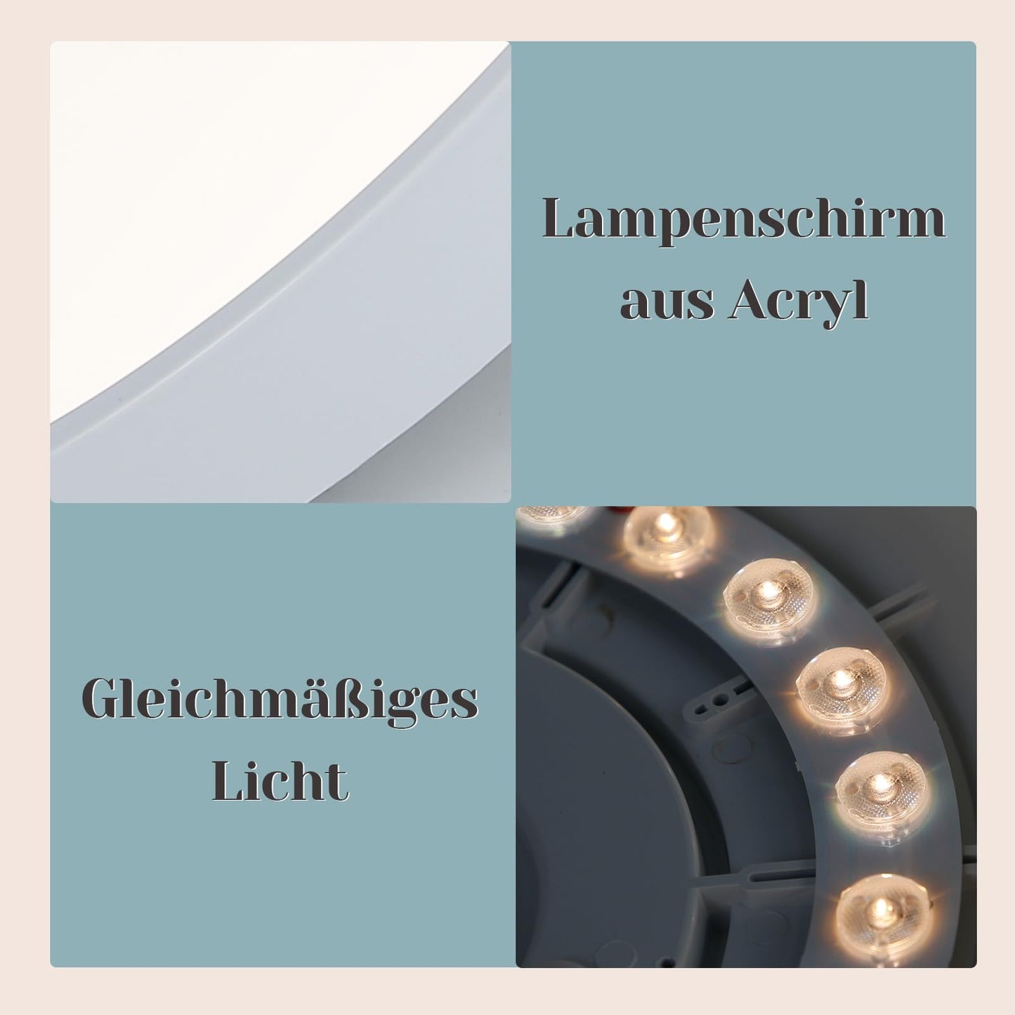ZMH Deckenlampe LED Deckenleuchte Flach - Badezimmerlampe K¨¹chenlampe12W IP44 Flurlampe Kellerlampe ?21cm Rund Schlafzimmerlampe Warmwei? Wohnzimmer Schlafzimmer Flur B¨¹ro K¨¹che Bad
