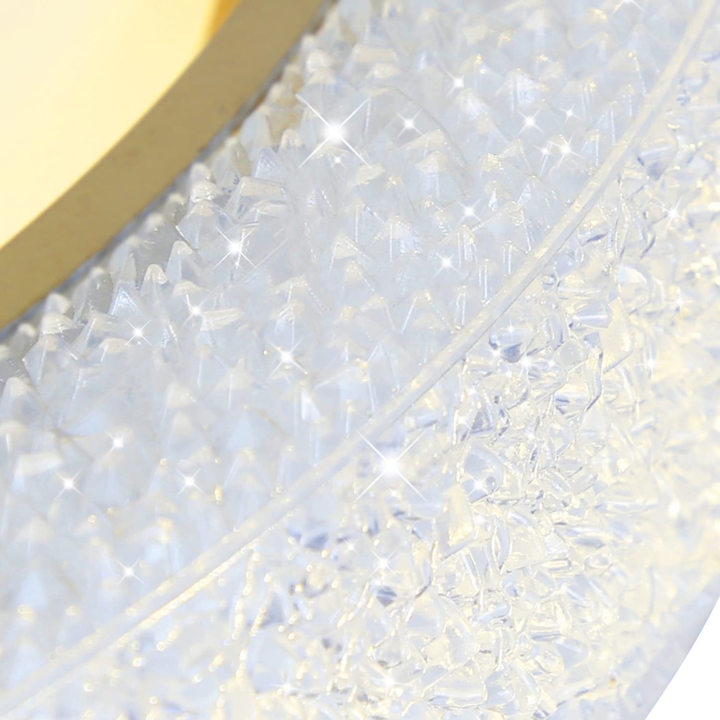 ZMH Deckenlampe Led Deckenleuchte Dimmbar Wohnzimmer - 46W Wohnzimmerlampe Modern Schlafzimmerlampe Kristall mit Fernbedienung K¨¹chenlampe 40CM Deckenbeleuchtung f¨¹r Schlafzimmer K¨¹che Esszimmer