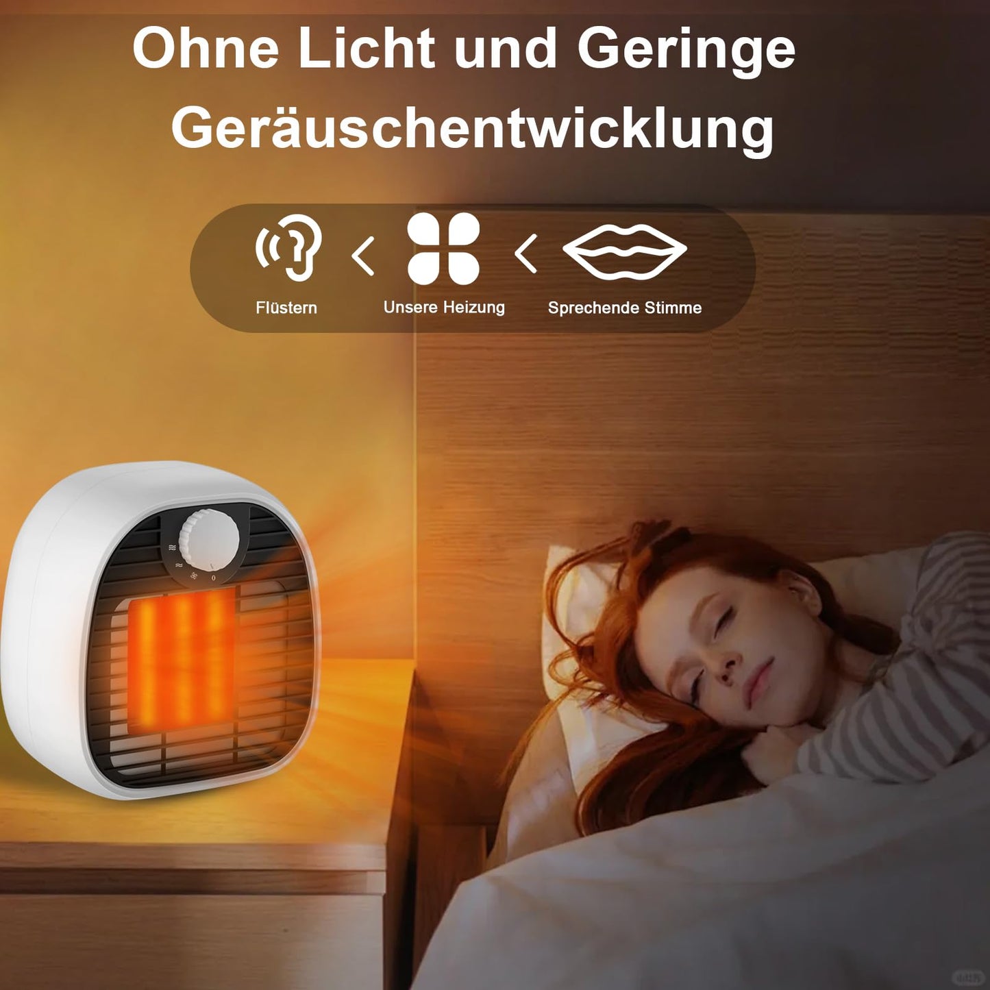 ZMH Heizl¨¹fter Energiesparend Heizstrahler Keramik - 1000W 3 Modi Elektroheizung Klein Heizger?t Leise Mini mobiler Heizofen Wei? Steckdose f¨¹r Wohnzimmer Schlafzimmer B¨¹ro