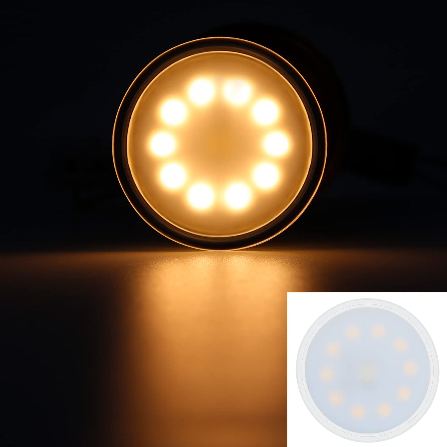 ZMH 10ER GU10 LED Leuchtmittel Warmwei? Lampe 3W 240LM Gl¨¹hlampe PAR16 Gl¨¹hbirne Einbaustrahler Abstrahlwinkel 120 ¡ã 3000K K¨¹chenlampe f¨¹r Deckenstrahler Deckenspot Wandspot Wohnzimmer