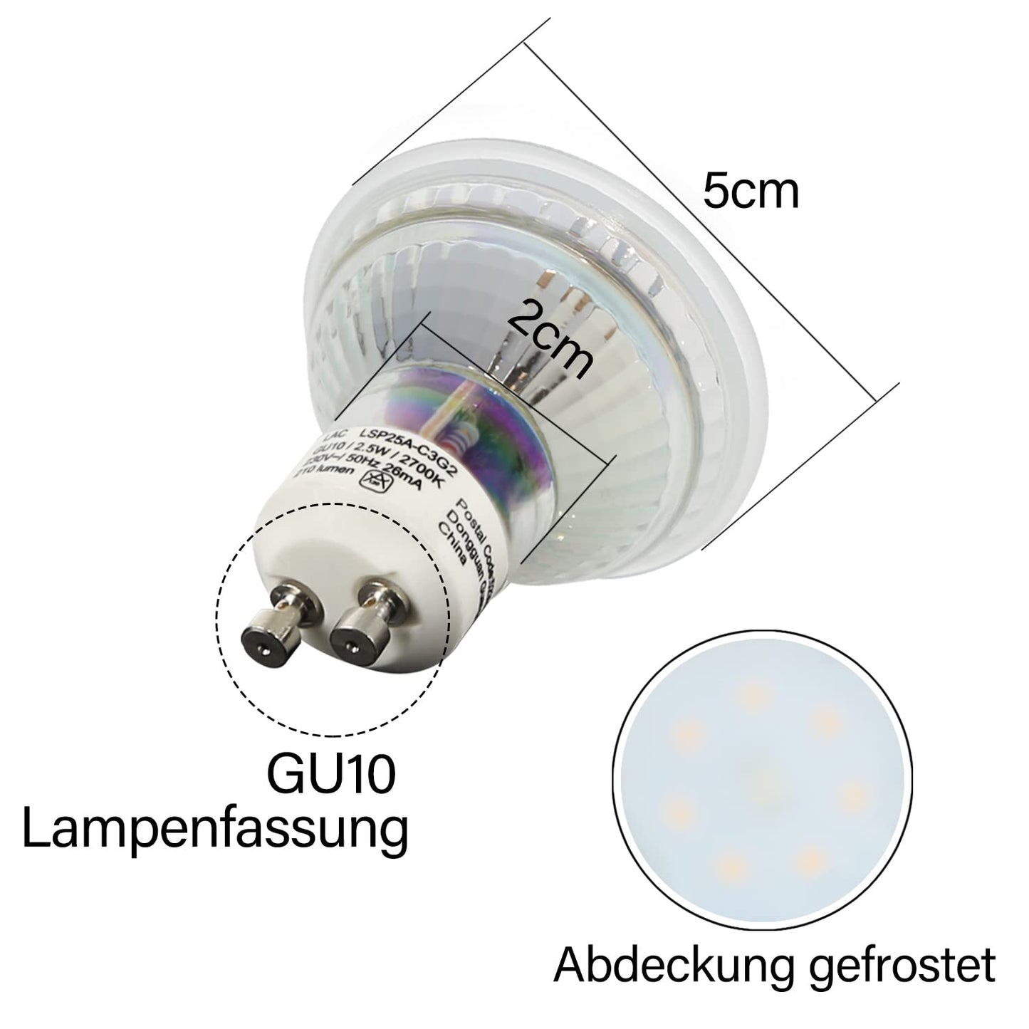 ZMH LED GU10 Warmweiss Leuchtmittel - 5er Pack LED Lampe 3W 240LM LED Strahler 3000K Warmwei? PAR16 Licht Gl¨¹hbirne Spots GU10 Fassung 120¡ã Strahlwinkel Reflektorlampe f¨¹r K¨¹che B¨¹ro Flur Wohnzimmer