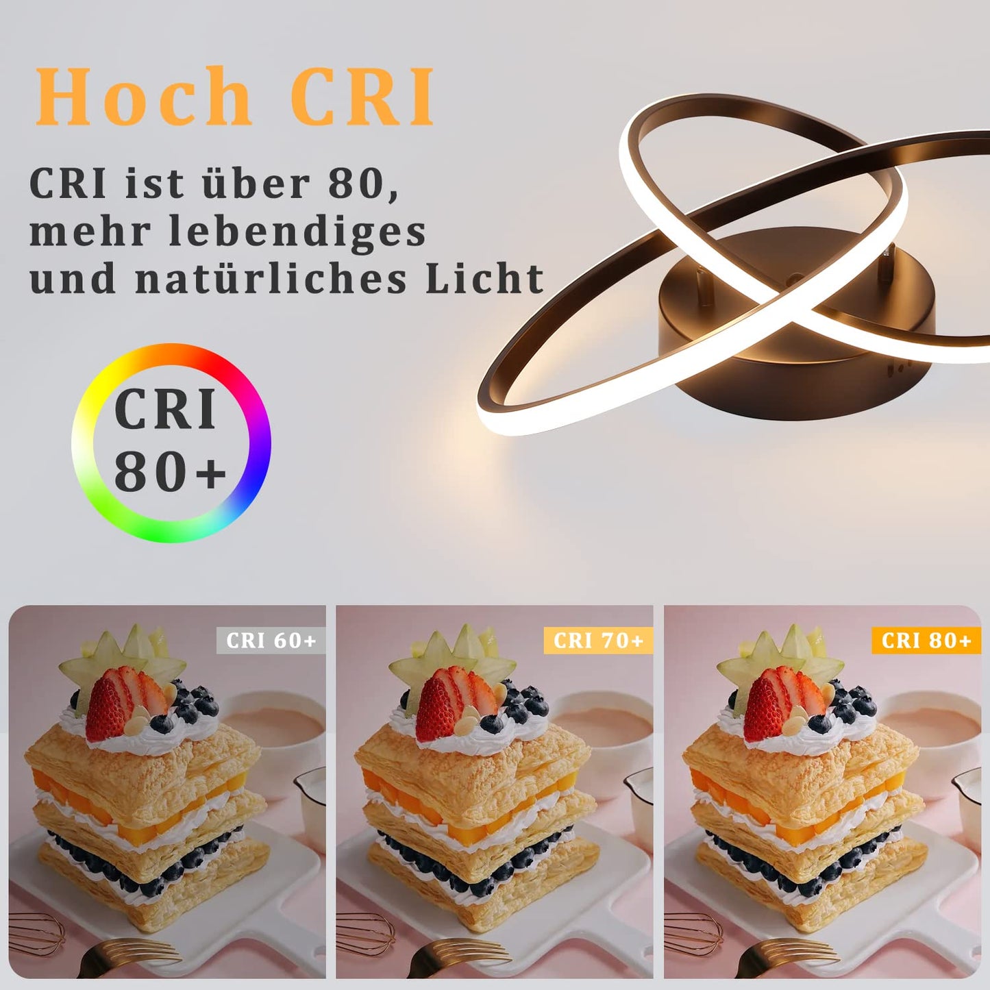 ZMH LED Deckenleuchte Dimmbar Deckenlampe - 33W Wohnzimmerlampe Schwarz mit Fernbedienung Modern Schlafzimmerlampe - 40CM Geometrie Design Lampe f¨¹r Wohnzimmer Schlafzimmer K¨¹che Flur Studio