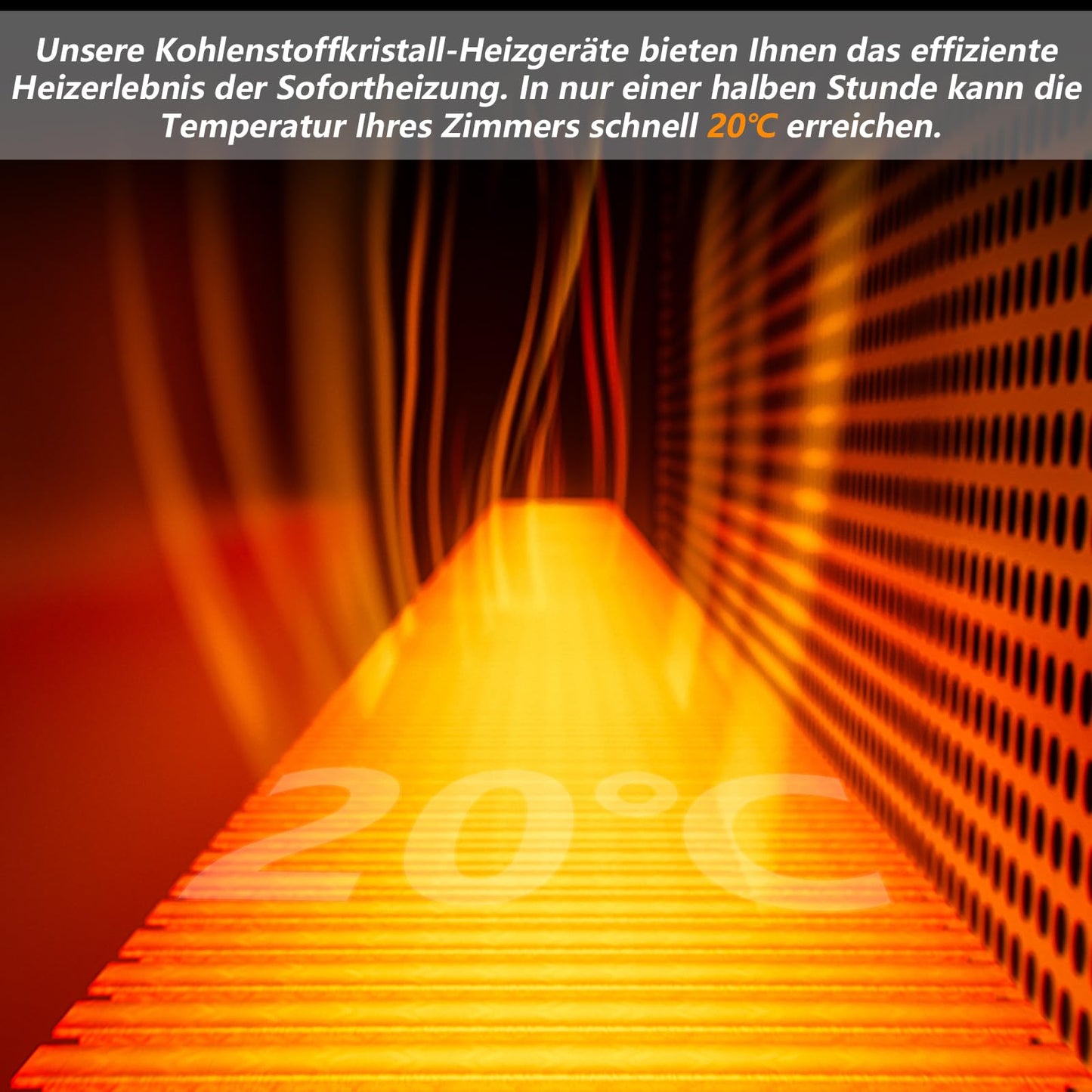 ZMH Infrarotheizung Energiesparend Infrarot Wandheizung - 170W Heizung Elektrisch Wand Elektroheizung mit ¨¹berhitzungsschutz Wandmontage Heizk?rper f¨¹r K¨¹che Schlafzimmer Wohnzimmer B¨¹ro