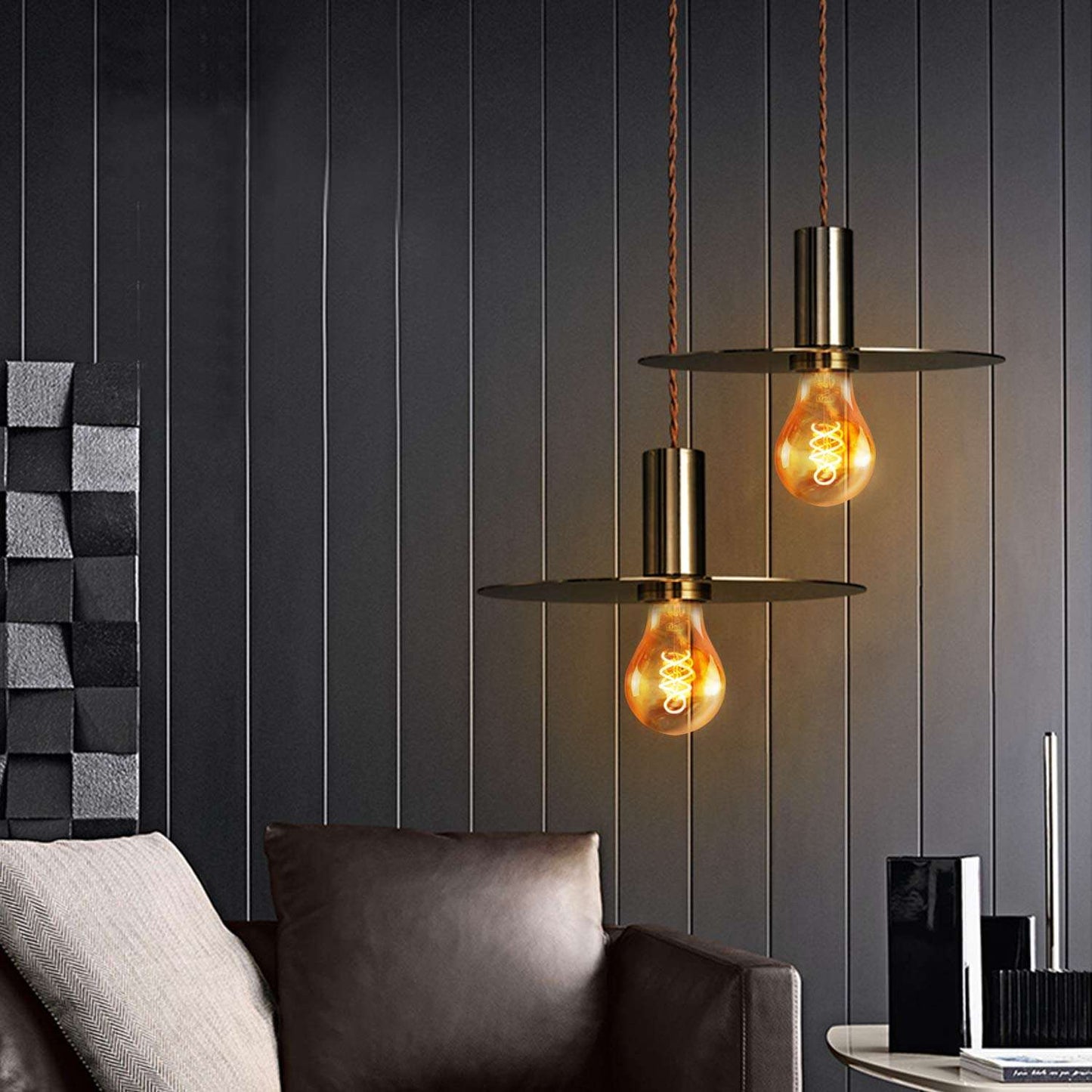 ZMH 6x Edison Vintage Gl¨¹hbirne E27 4W LED Retro Edison Gl¨¹hlampe LED Dekorative Filament Lampen A60 Warmwei? Antike Bulb Ideal f¨¹r Nostalgie und Retro Beleuchtung im Haus Caf¨¦ nicht dimmbar