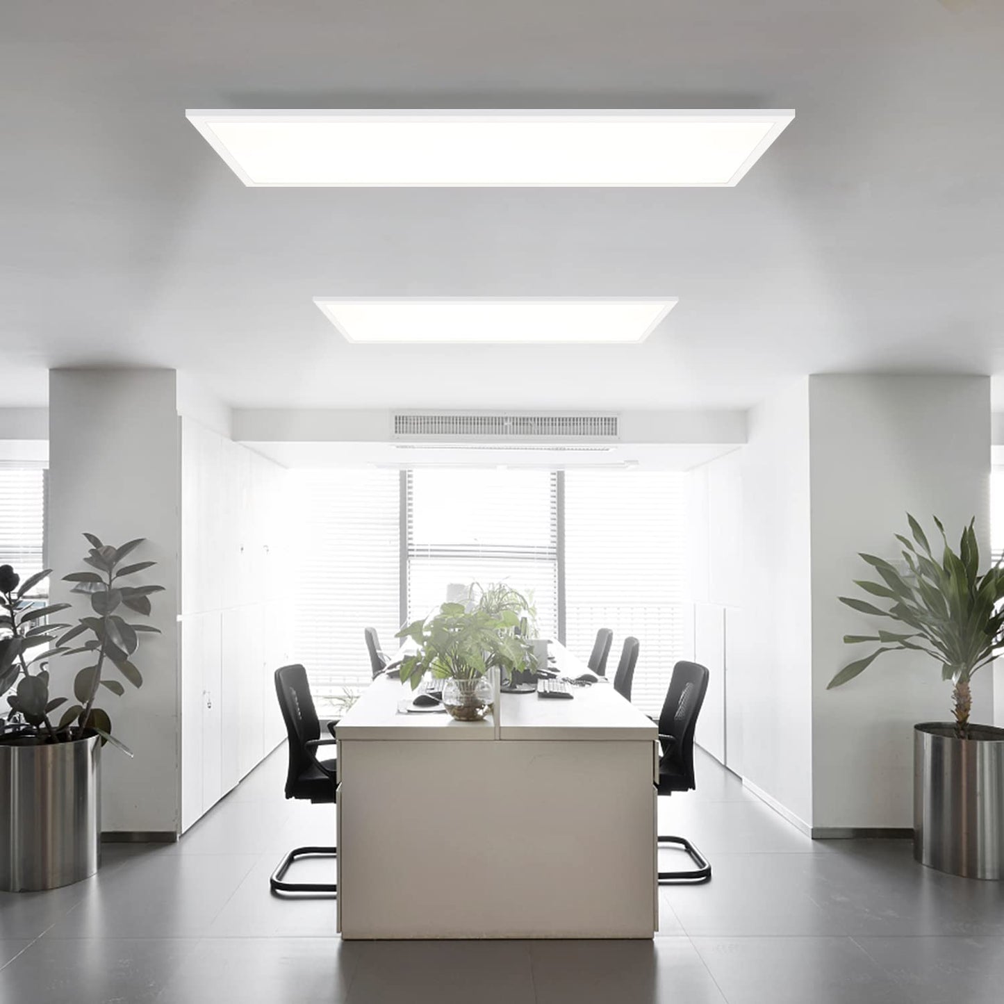 ZMH LED Panel Deckenleuchte Dimmbar - Flach Deckenlampe Wohnzimmer mit Fernbedienung 80x30CM Schlafzimmerlampe 39W K¨¹chenlampe Deckenpanel Modern Wei? B¨¹roleuchte f¨¹r Flur B¨¹ro K¨¹che Schlafzimmer