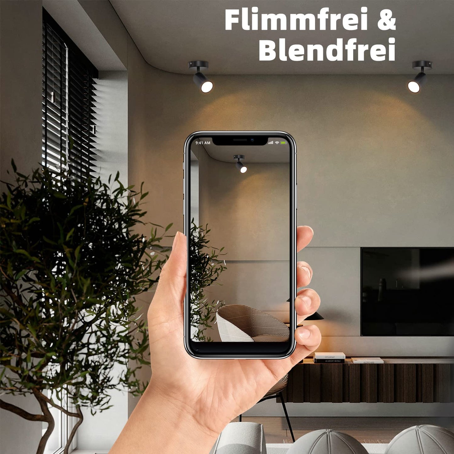 ZMH 10ER GU10 LED Leuchtmittel Warmwei? Lampe 3W 240LM Gl¨¹hlampe PAR16 Gl¨¹hbirne Einbaustrahler Abstrahlwinkel 120 ¡ã 3000K K¨¹chenlampe f¨¹r Deckenstrahler Deckenspot Wandspot Wohnzimmer