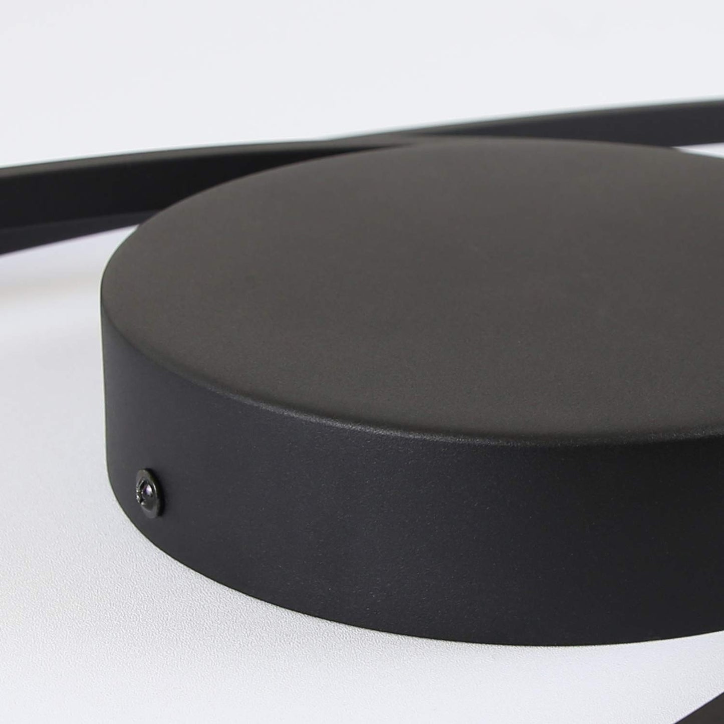 ZMH LED Deckenleuchte Deckenlampe Wohnzimmer - 36W Wohnzimmerlampe Schlafzimmer 3000K Warmwei? Schlafzimmerlampe Schwarz Modern Design Deckenbeleuchtung Ring K¨¹che f¨¹r Esszimmer B¨¹ro Flur Balkon Hotel