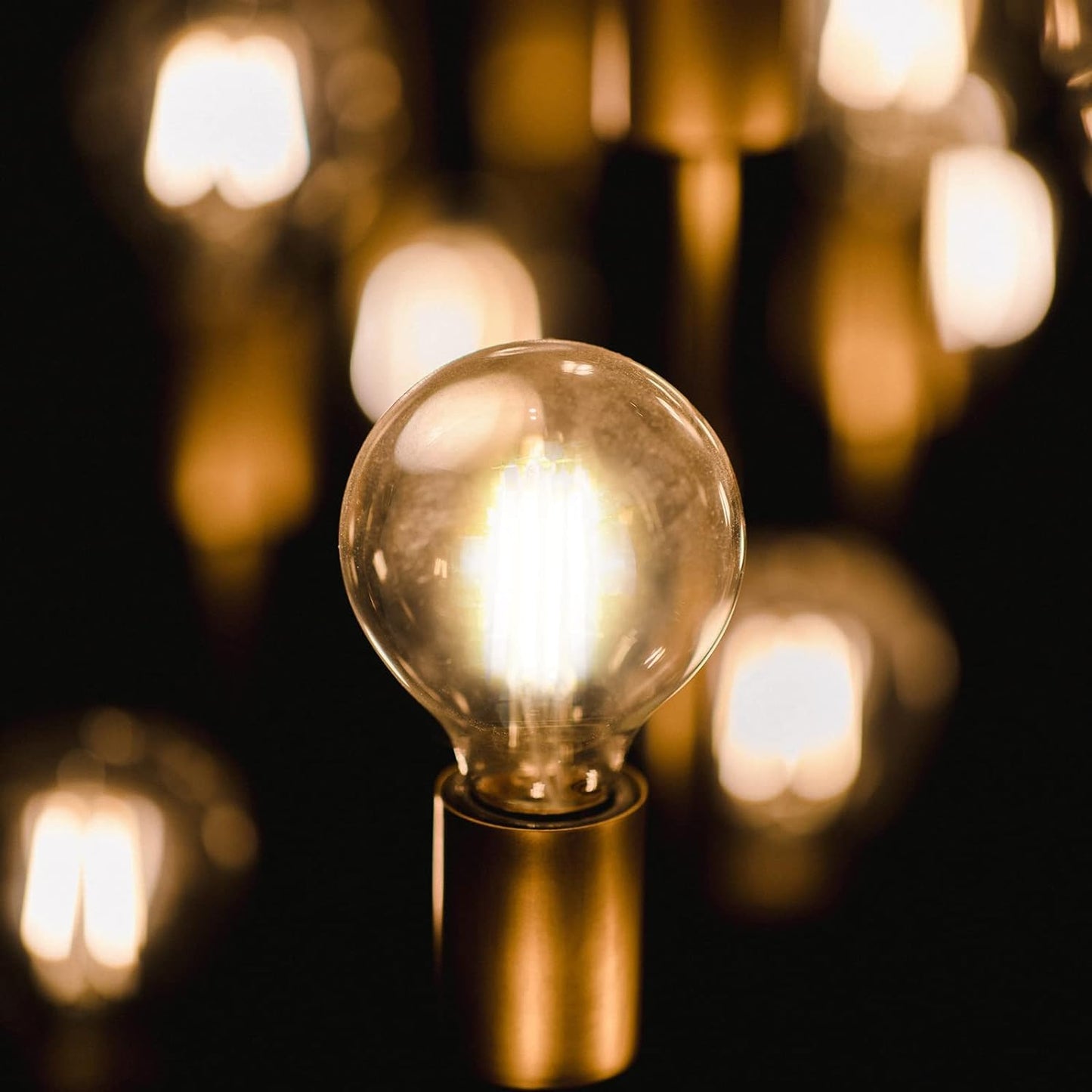 ZMH LED Lampe E27 Gl¨¹hbirne: G45 Vintage Gl¨¹hlampe 6 st¨¹ck Edison Retro Birne Warmweiss 2700K Bulbs 4W Warmwei? Filament Leuchtmittel Glas Antike Energiesparlampe f¨¹r Hotel Caf¨¦ Haus Bar