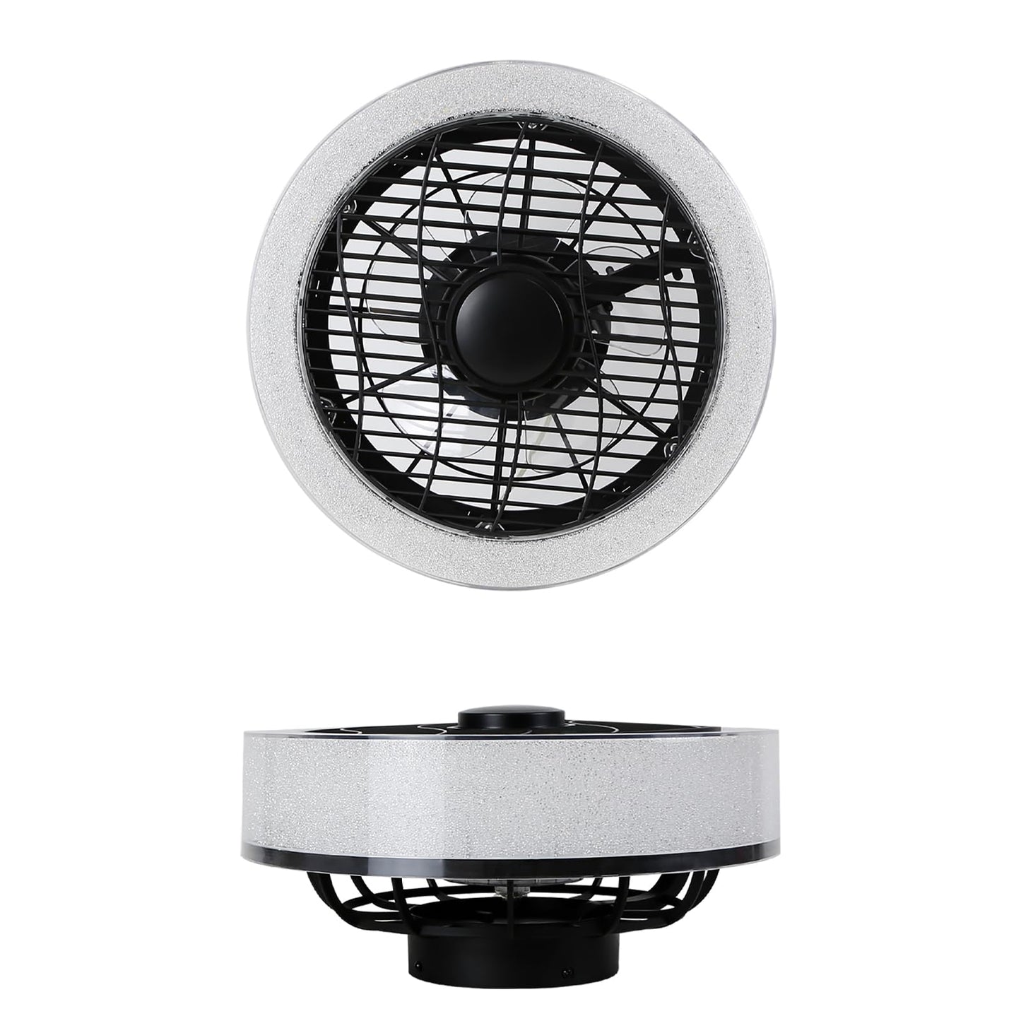 ZMH Led deckenventilator mit Beleuchtung - 39.5CM Modern Gro? Deckenlampe Fan Leise Fernbedienung Timing Wohnzimmerlampe Dimmbar Deckenleuchte Ventilator f¨¹r Schlafzimmer Wohnzimmer K¨¹che Esszimmer