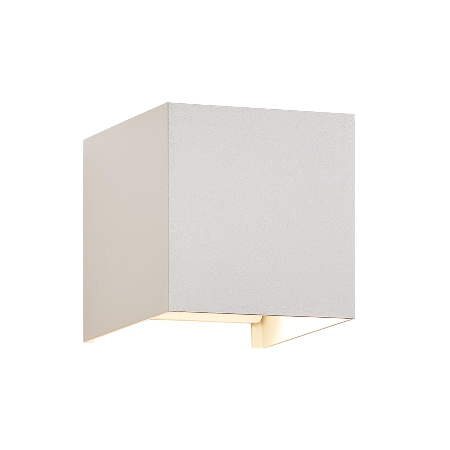 ZMHWandlampe LED Wandleuchte Innen/Aussen: Aussenlampe Warmwei? IP65 Au?enwandleuchten G9 Wei? Lampe Up Down Treppenbeleuchtung Indirekte Au?enleuchte f¨¹r Hauswand Schlafzimmer Flur Treppenhaus