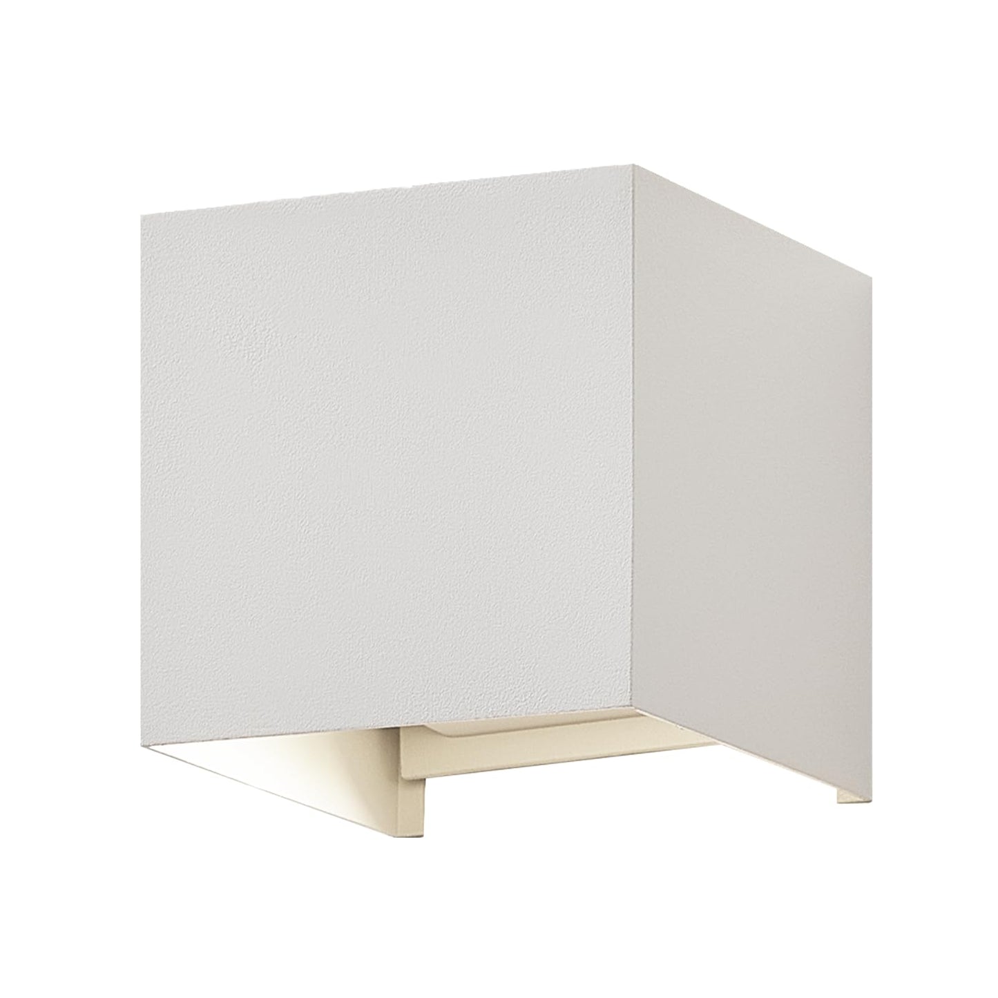 ZMH LED Wandleuchte Aussen Wandlampe - Up Down Au?enwandleuchten Wei? innen Wandbeleuchtung Au?enlampe Wand 5W IP65 Wasserdicht aus Metall 3000K Au?enleuchte Wandstrahler f¨¹r Hauswand Flur Garten