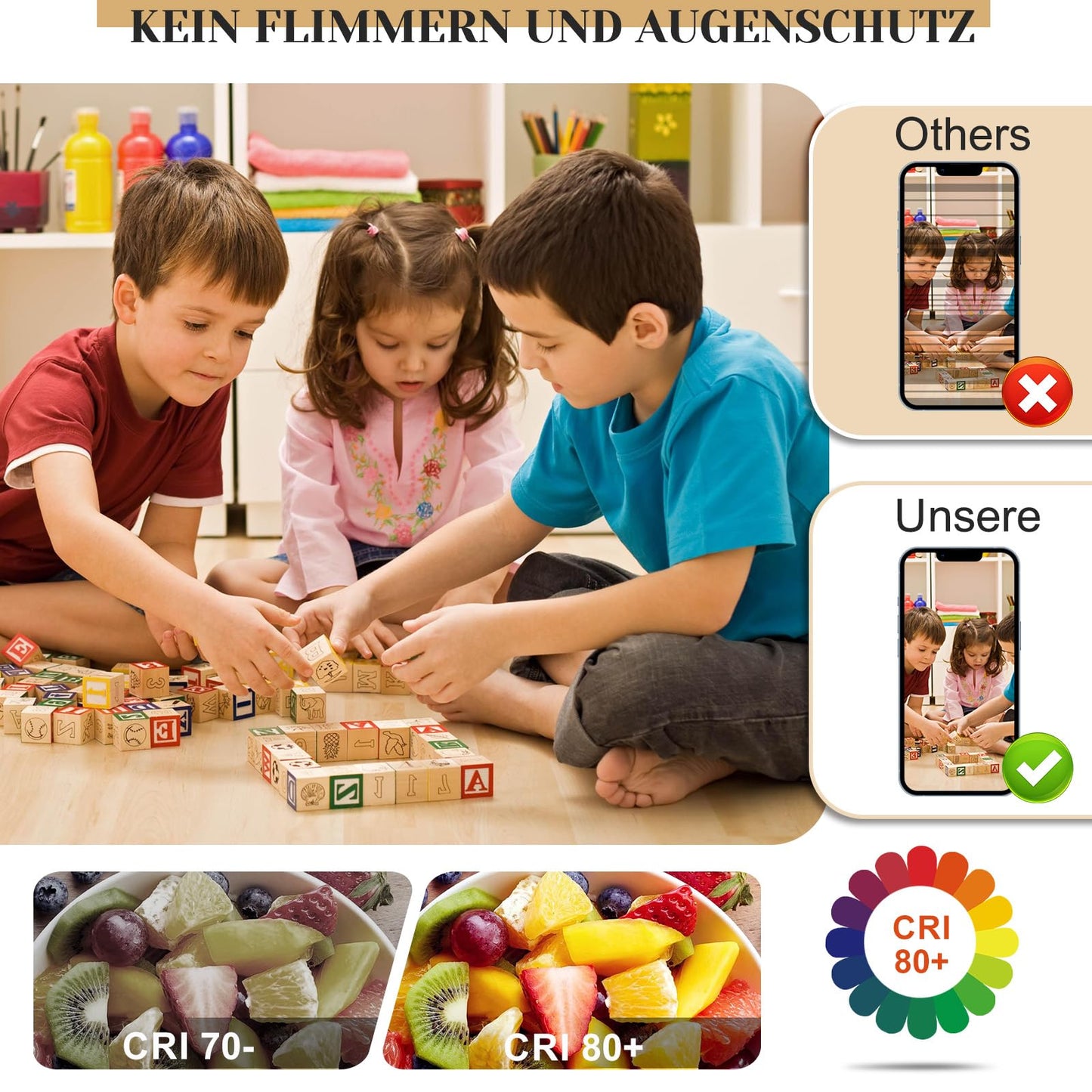 ZMH Deckenlampe LED Deckenleuchte Dimmbar - Wohnzimmerlampe 80cm Wohnzimmer 78W Modern Schlafzimmerlampe Schlafzimmer Wei? mit Fernbedienung Design Deckenbeleuchtung Gro? f¨¹r Esszimmer B¨¹ro K¨¹che