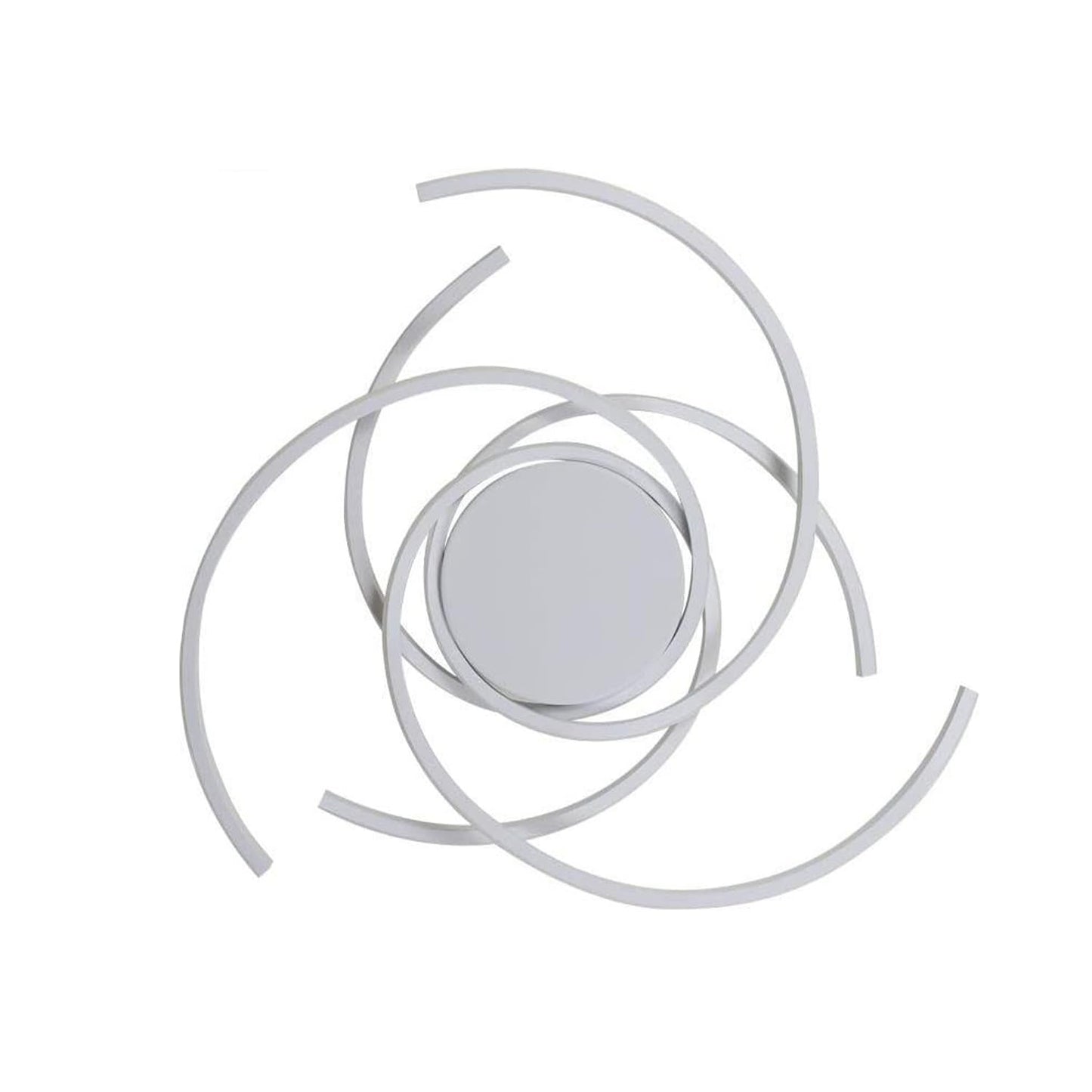 ZMH Deckenleuchte LED Deckenlampe Modern Wohnzimmerlampe Wei? Dimmbar mit Fernbedienung Schlafzimmerlampe 77W Ring Metall Design f¨¹r Esszimmer Schlafzimmer Wohnzimmer B¨¹ro Flur