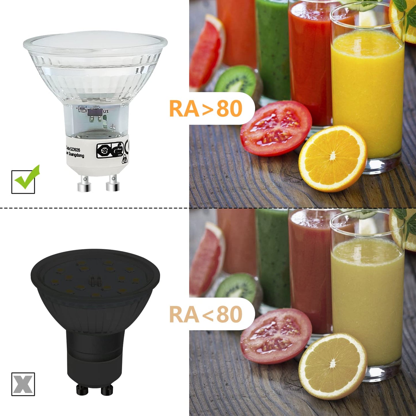 ZMH 10ER GU10 LED Leuchtmittel Warmwei? Lampe 3W 240LM Gl¨¹hlampe PAR16 Gl¨¹hbirne Einbaustrahler Abstrahlwinkel 120 ¡ã 3000K K¨¹chenlampe f¨¹r Deckenstrahler Deckenspot Wandspot Wohnzimmer