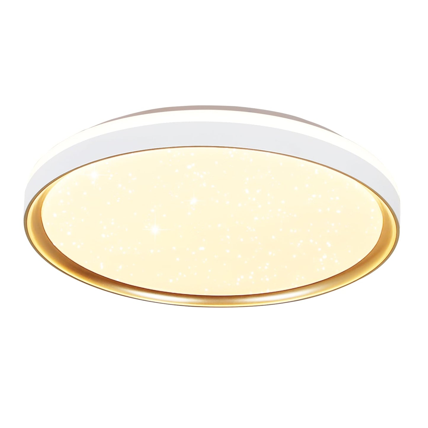 ZMH Deckenlampe LED Deckenleuchte Dimmbar - 21W Rund Wohnzimmer Deckenbeleuchtung ?40cm Modern Sternenhimmel Schlafzimmerlampe mit Fernbedienung Wohnzimmerlampe f¨¹r Schlafzimmer K¨¹che Flur B¨¹ro