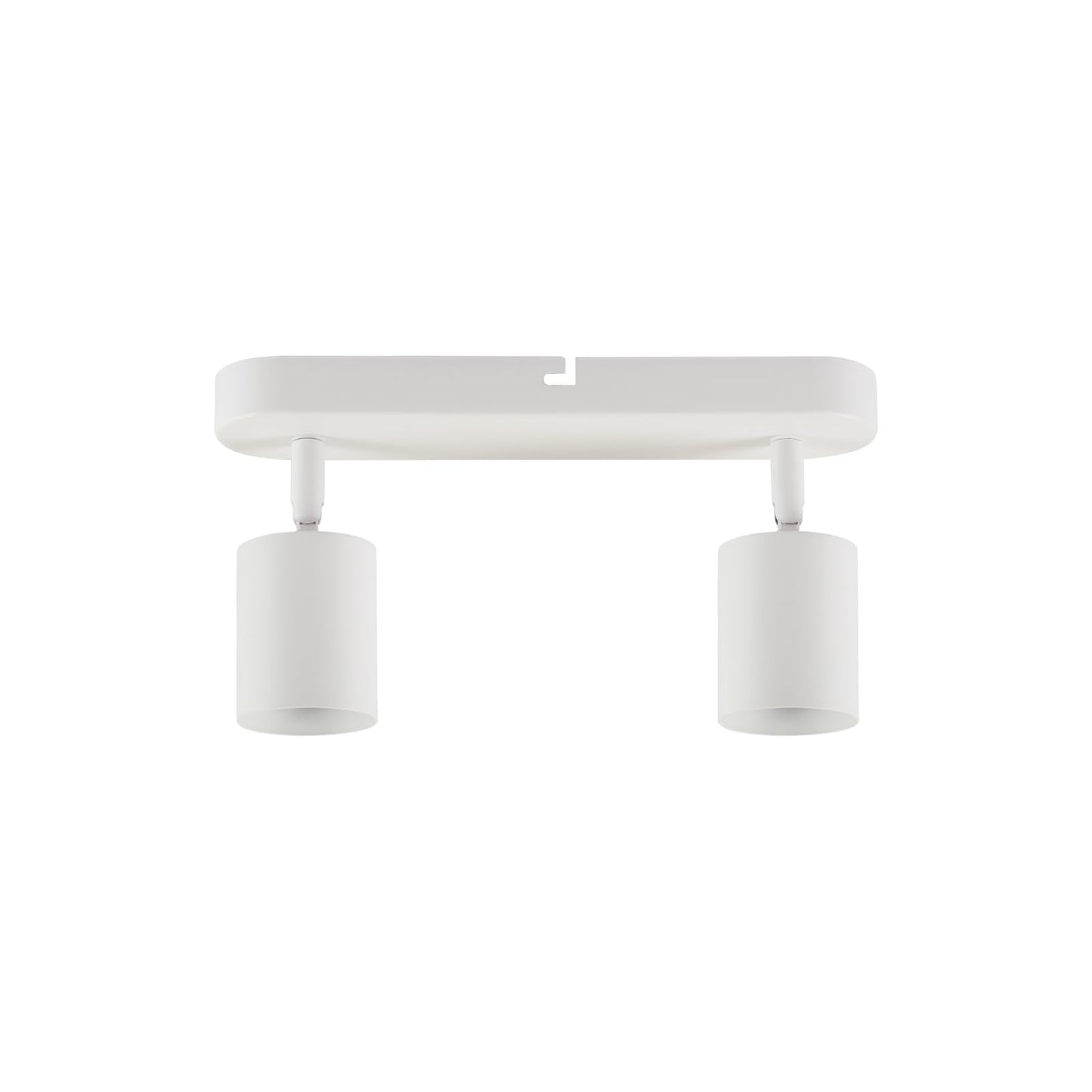 ZMH LED Deckenlampe Deckenstrahler Schwarz - 2 Flammig Deckenspots Flur GU10 Modern Deckenleuchte Flurlampe Schwenkbar Design Wandstrahler f¨¹r Wohnzimmer K¨¹che Schlafzimmer Esszimmer - Ohne Gl¨¹hbirne