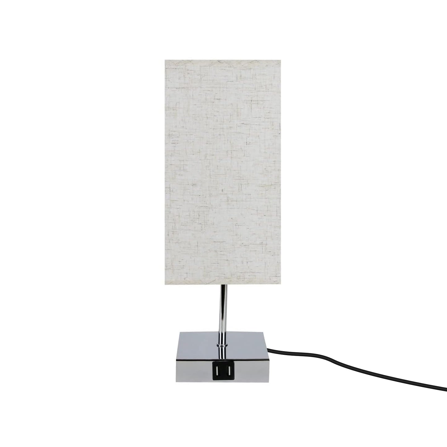 ZMH Tischlampe Schlafzimmer Nachttischlampe Dimmbar - Touch Nachtlicht Warmwei? E27 mit USB Ladefunktion Stoff Lampenschirm f¨¹r Deko, Nachttisch, Geschenk,Esszimmer, Wohnzimmer
