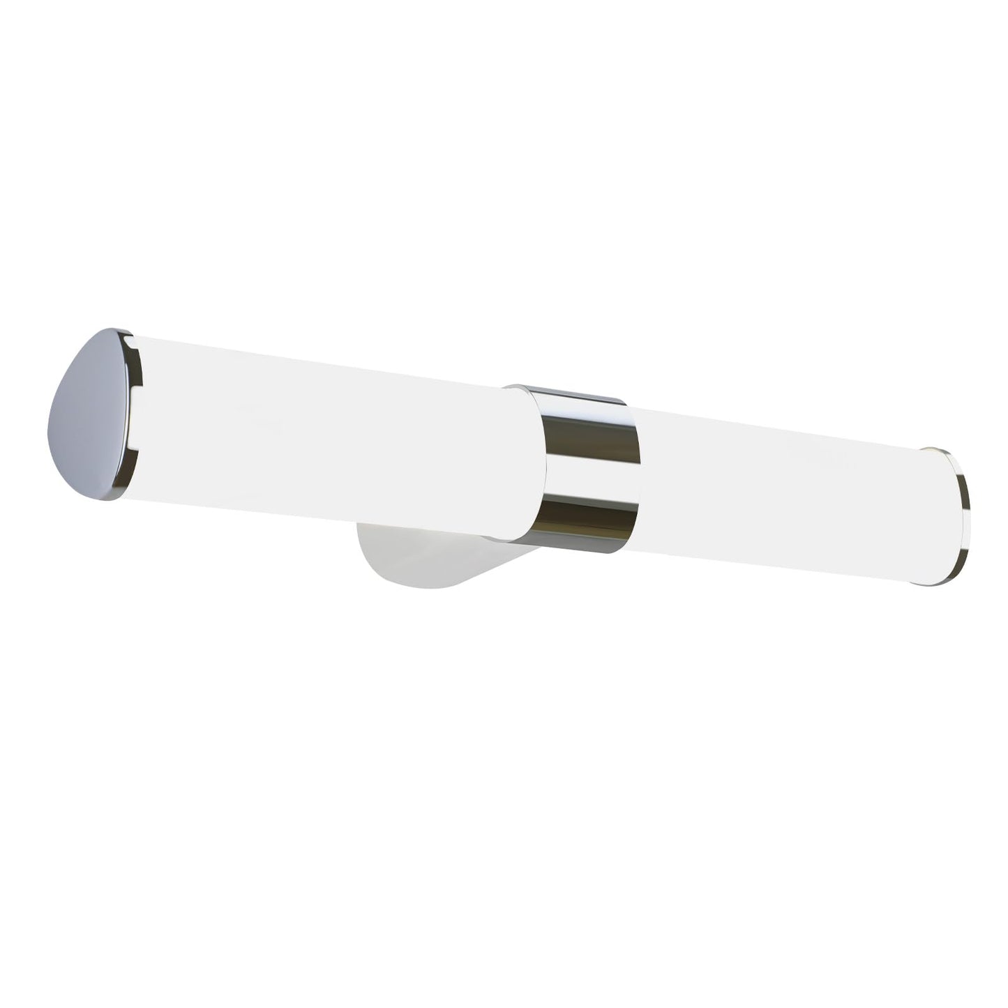 ZMH LED Spiegelleuchte Bad Spiegellampe - 8W Badleuchte Wand 40CM Chrom Wandlampe Badezimmer Wasserdicht IP44 Wandleuchte Neutralwei? 4000K Badlampe Wandmontage Modern f¨¹r Keller K¨¹che Badschrank