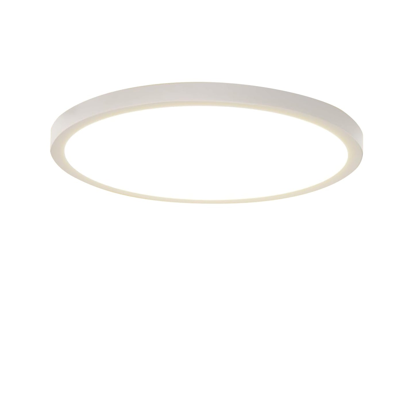 ZMH LED Deckenleuchte Flach Wei? - 24W Modern Badezimmerlampe 3000K Deckenlampe Rund 23CM IP44 Warmwei? Badlampe f¨¹r Flur Balkon Badezimmer K¨¹che Wohnzimmer