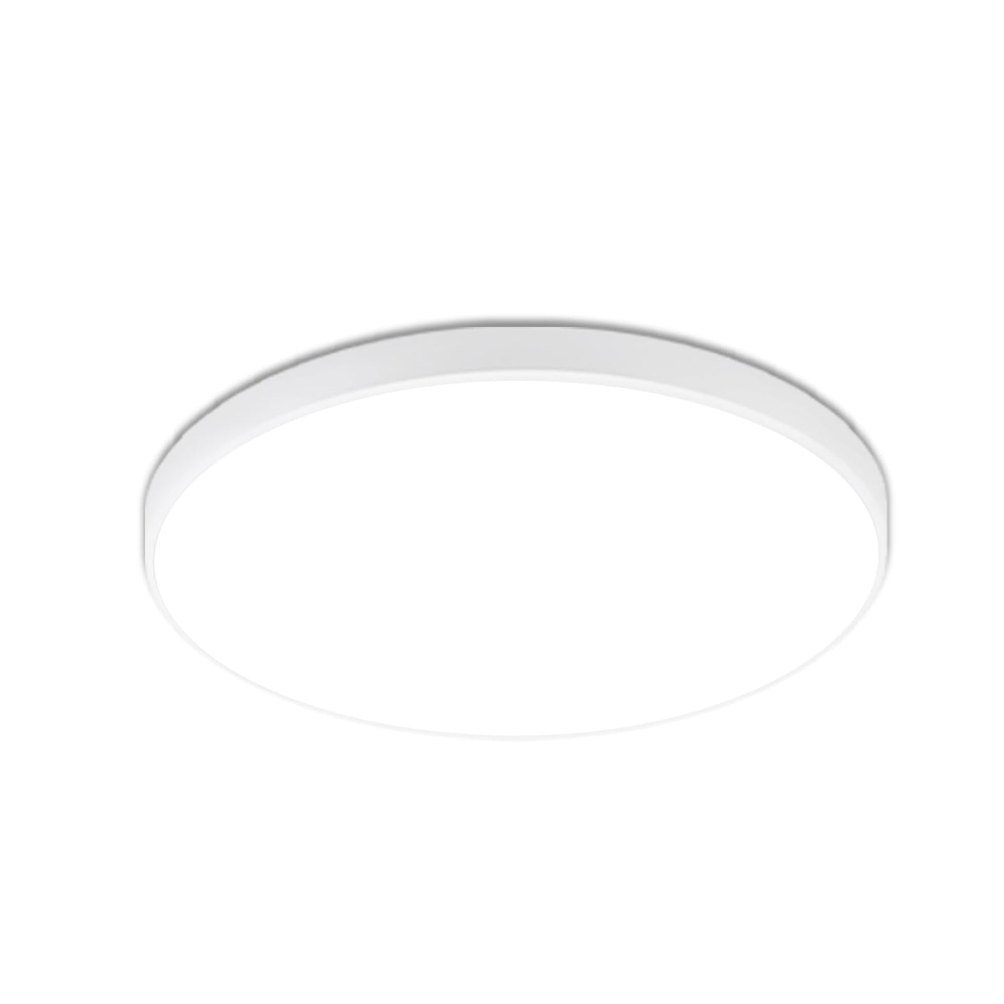 ZMH Deckenlampe LED Deckenleuchte Flach - Badezimmerlampe K¨¹chenlampe12W IP44 Flurlampe Kellerlampe ?21cm Rund Schlafzimmerlampe Warmwei? Wohnzimmer Schlafzimmer Flur B¨¹ro K¨¹che Bad