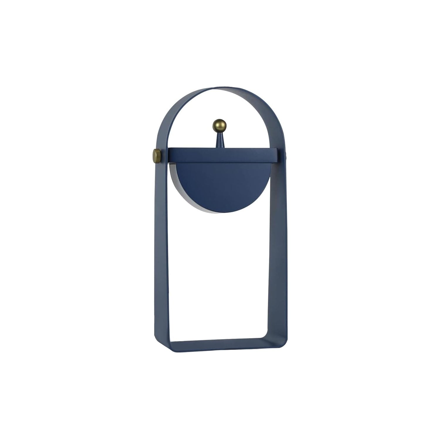 ZMH ZMH Tischlampe LED Nachttischlampe Kabellos - Tragbar Nachtlicht Helligkeit Einstellbar Stimmungslicht Batterietrieben Modern Blau Design Atmosph?re Lampe 26CM f¨¹r Schlafzimmer Caf¨¦ Camping Wohnzimmer