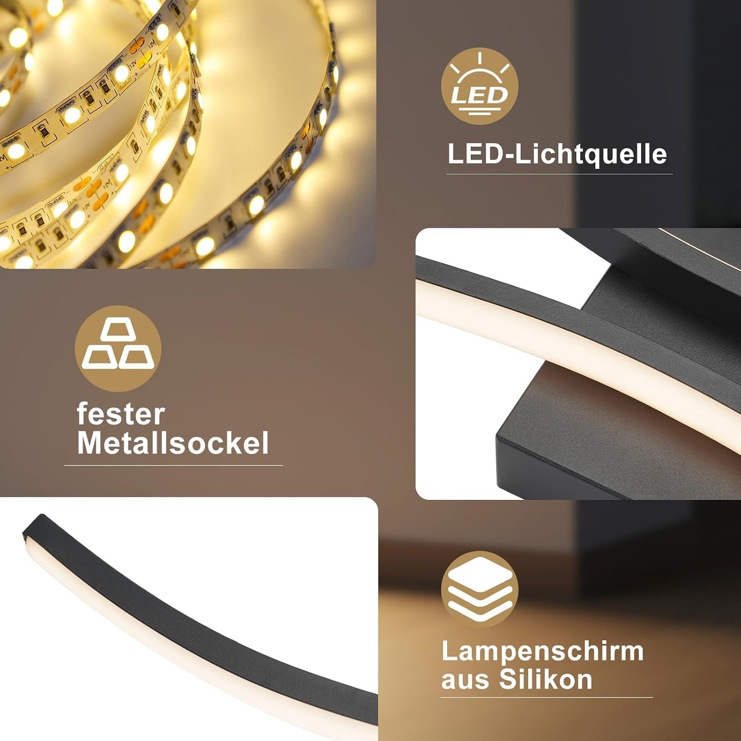 ZMH LED Wandleuchte Innen 100cm - 14W Wandlampe Schwarz Flurlampe Wand | Modern Design 3000K Warmweiß Minimalistische Wandbeleuchtung