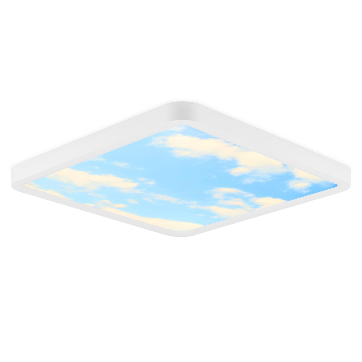 ZMH Deckenlampe LED Deckenleuchte Flach - Schlafzimmerlampe 23cm Schlafzimmer Kinderzimmer Deckenbeleuchtung 4000K Badlampe IP44 K¨¹chenlampe Quadratisch Badezimmerlampe 23W f¨¹r Badezimmer K¨¹che Flur